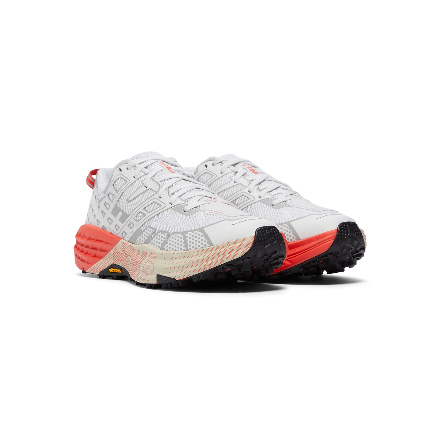 Hoka SpeedGoat 2 (White/Tomato)