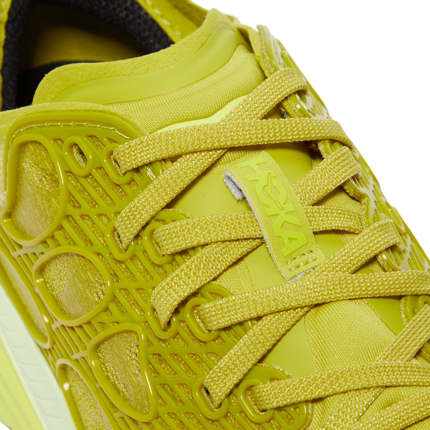 Hoka Mach X Caged (Pea Green/Hoka Citrus)