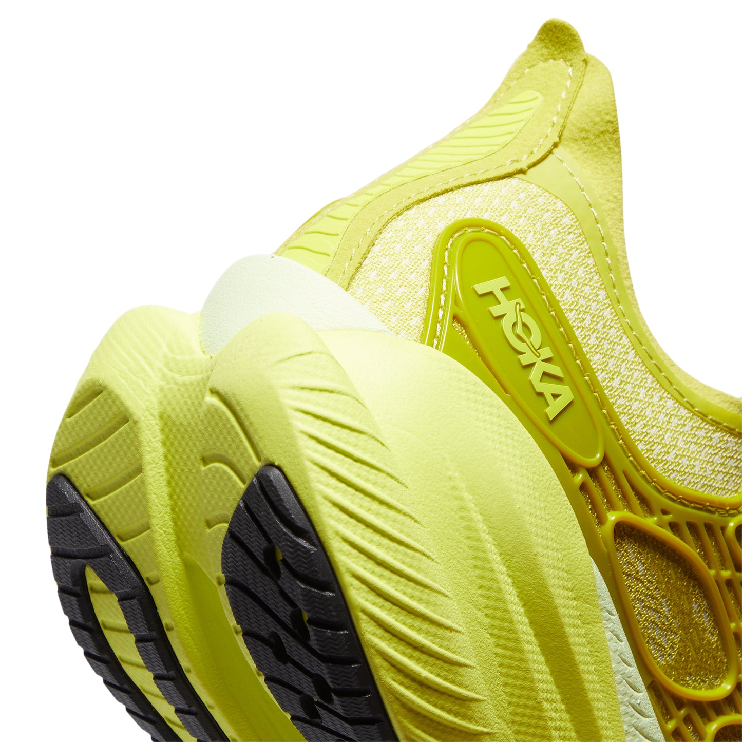Hoka Mach X Caged (Pea Green/Hoka Citrus)