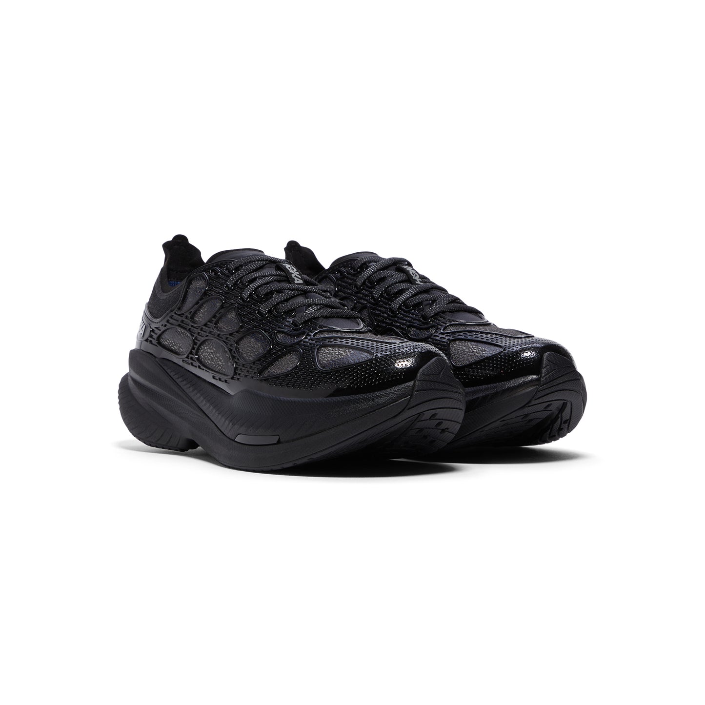 Hoka Mach X Caged (Black/Midnight Blue)