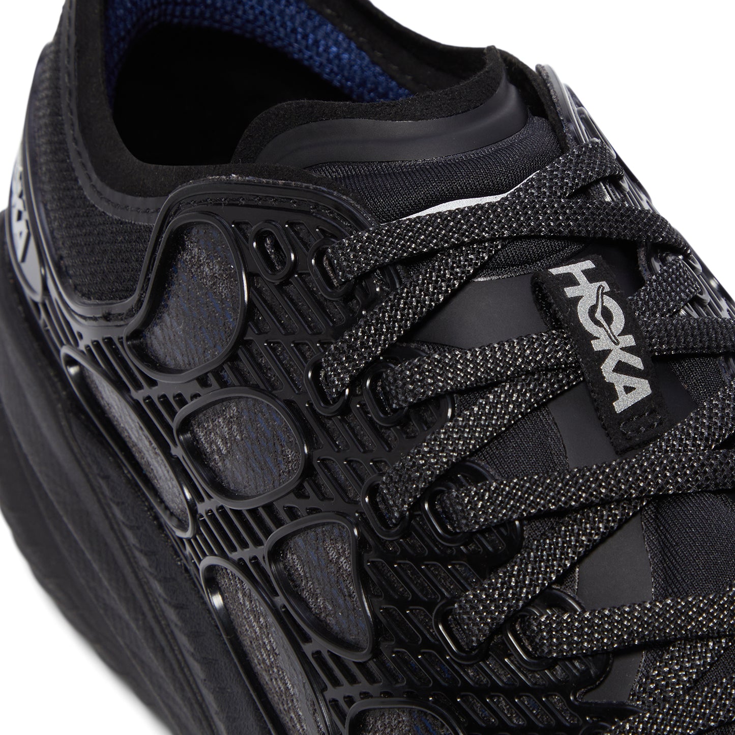 Hoka Mach X Caged (Black/Midnight Blue)