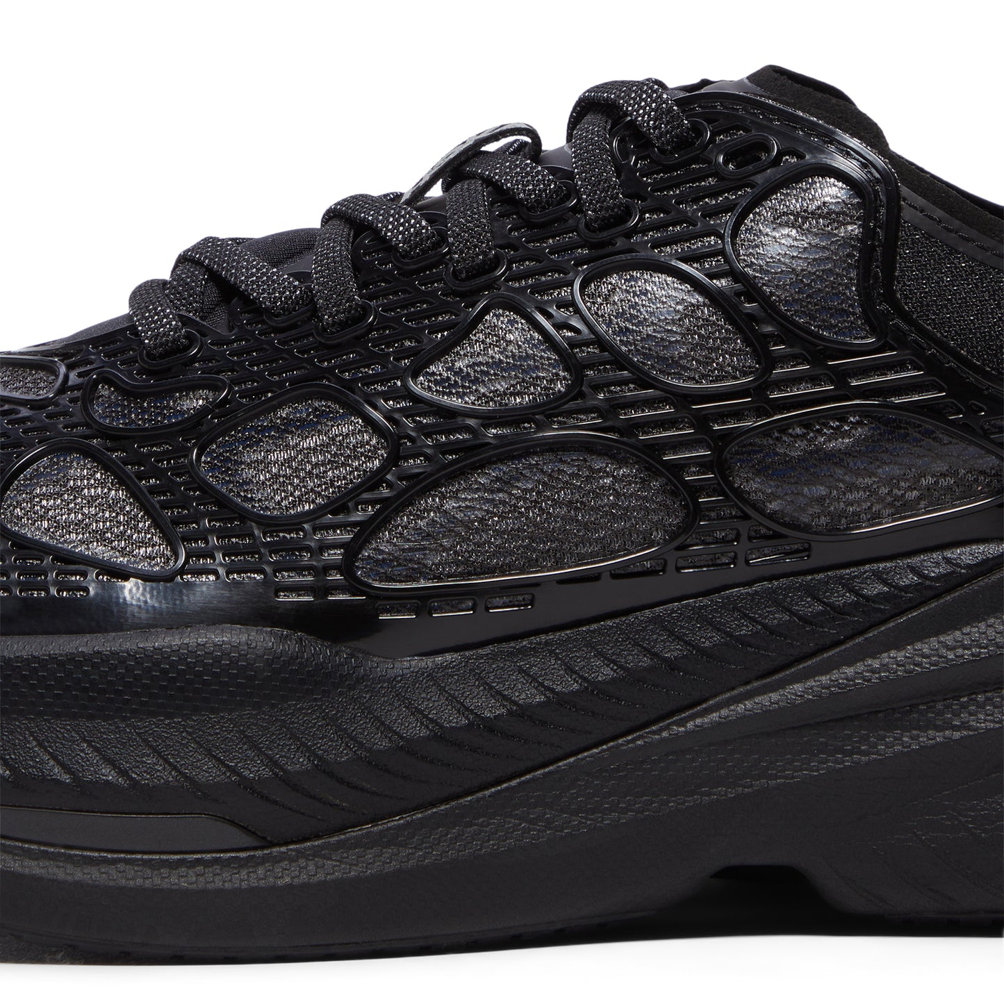 Hoka Mach X Caged (Black/Midnight Blue)