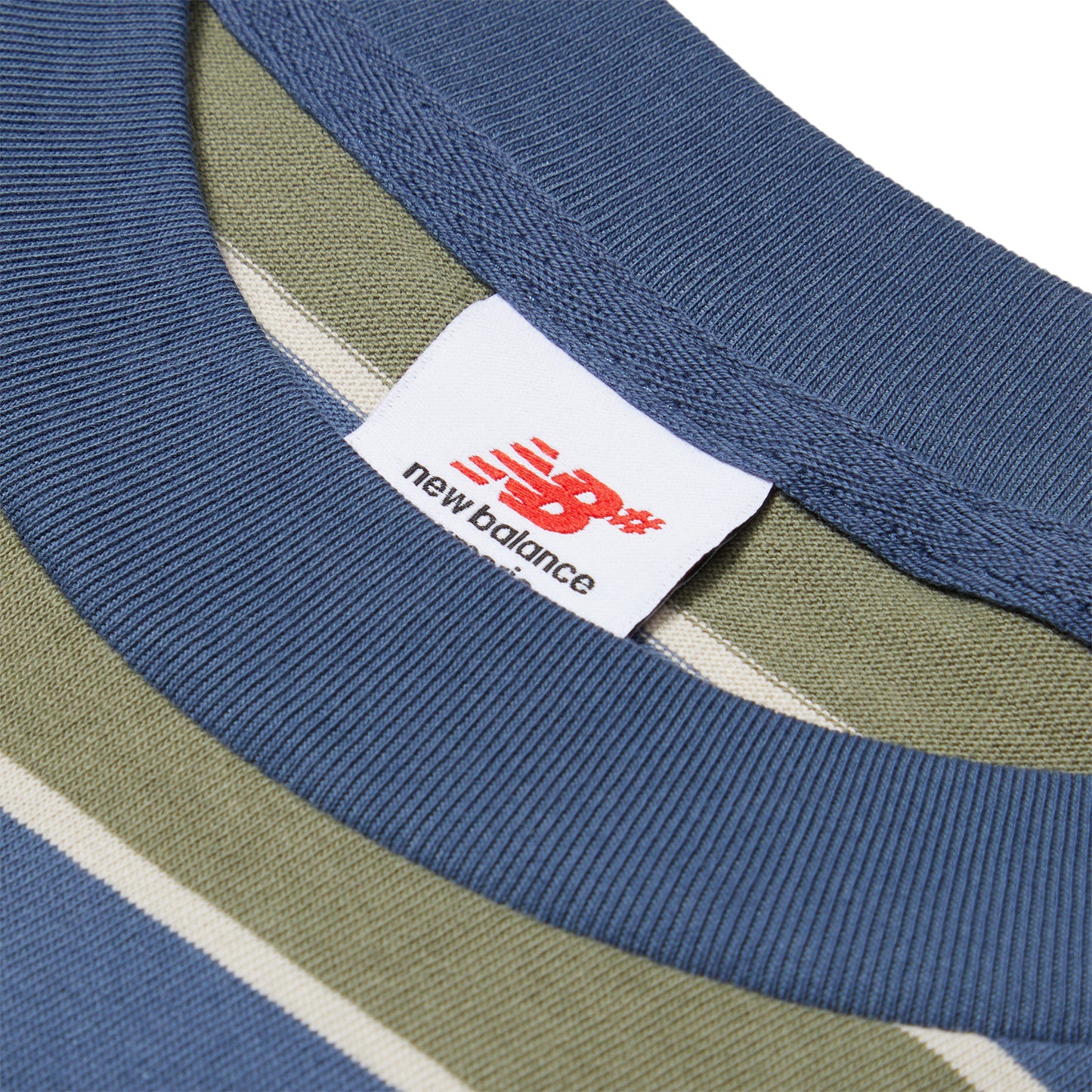 New Balance Stripe T-Shirt (Vintage Indigo)