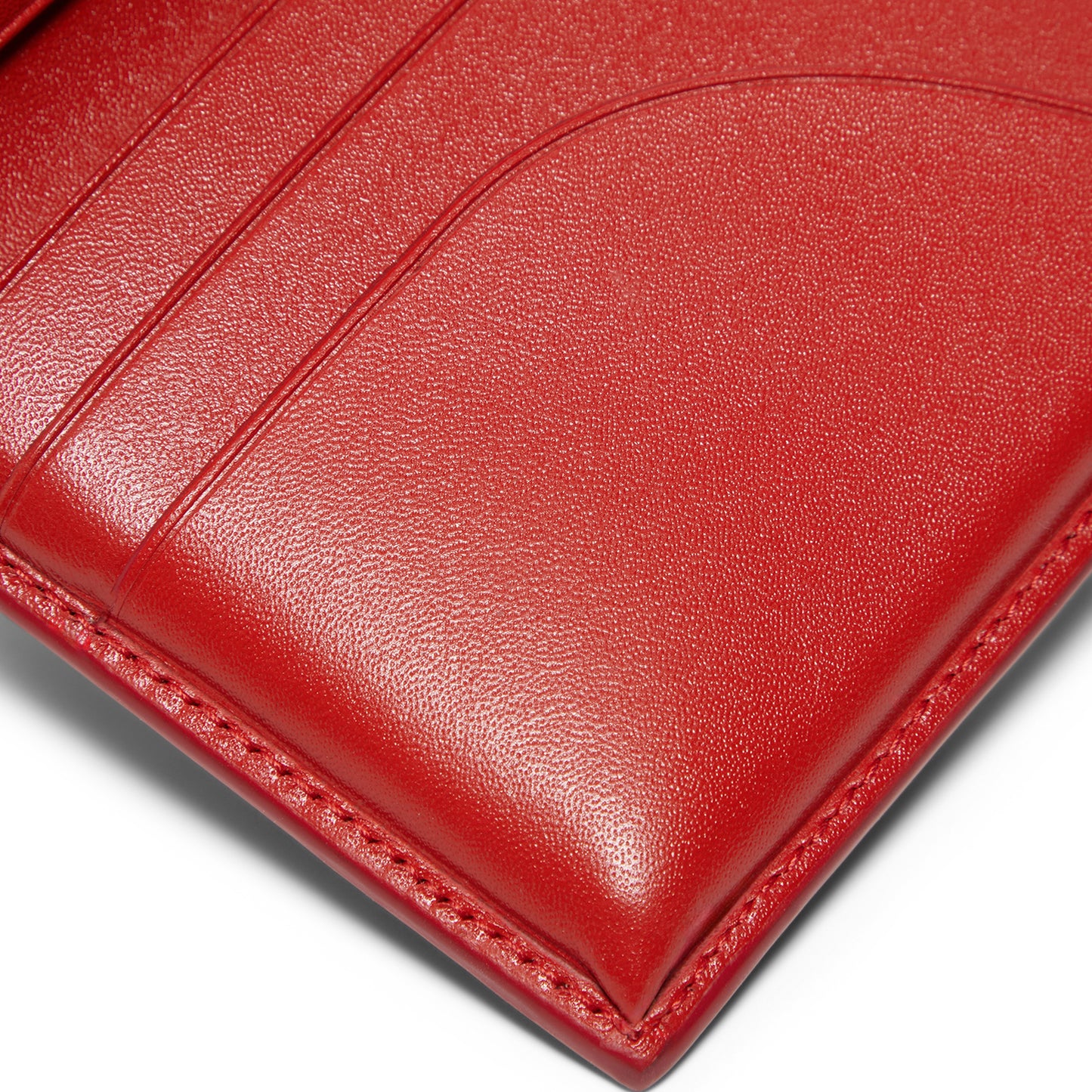 Comme Des Garcons Huge Logo Bi-Fold Wallet (Red)