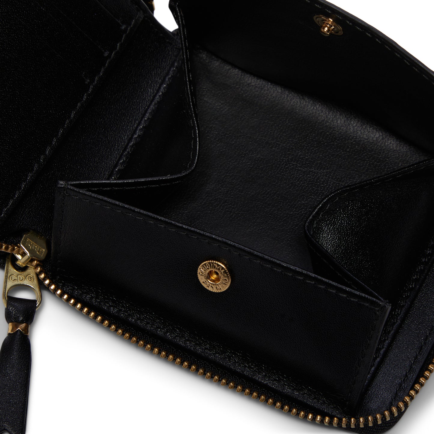 Comme Des Garcons Huge Logo Wallet (Black)