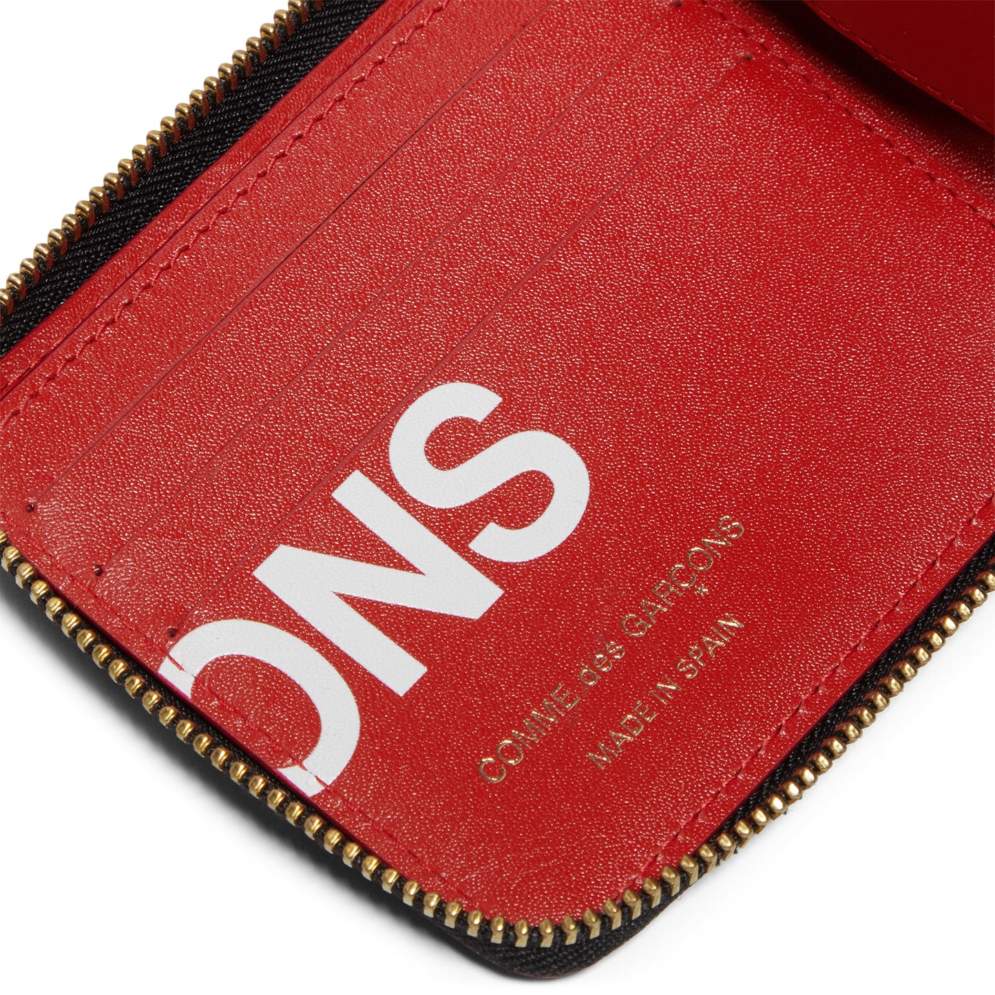 Comme Des Garcons Huge Logo Wallet (Red)