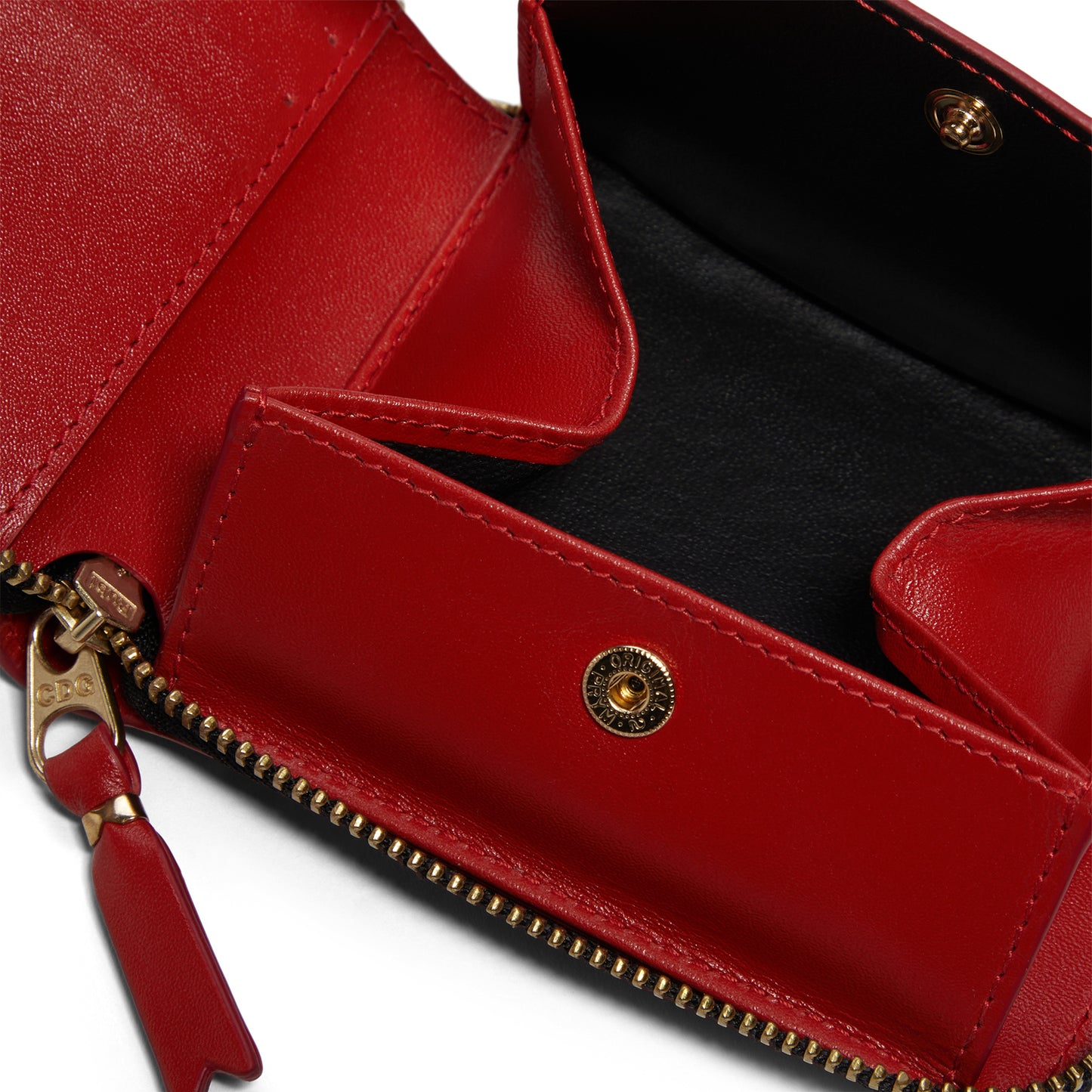 Comme Des Garcons Huge Logo Wallet (Red)