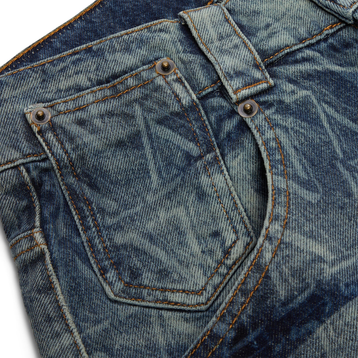 Vaquera Twisted Seam Jeans (Blue)