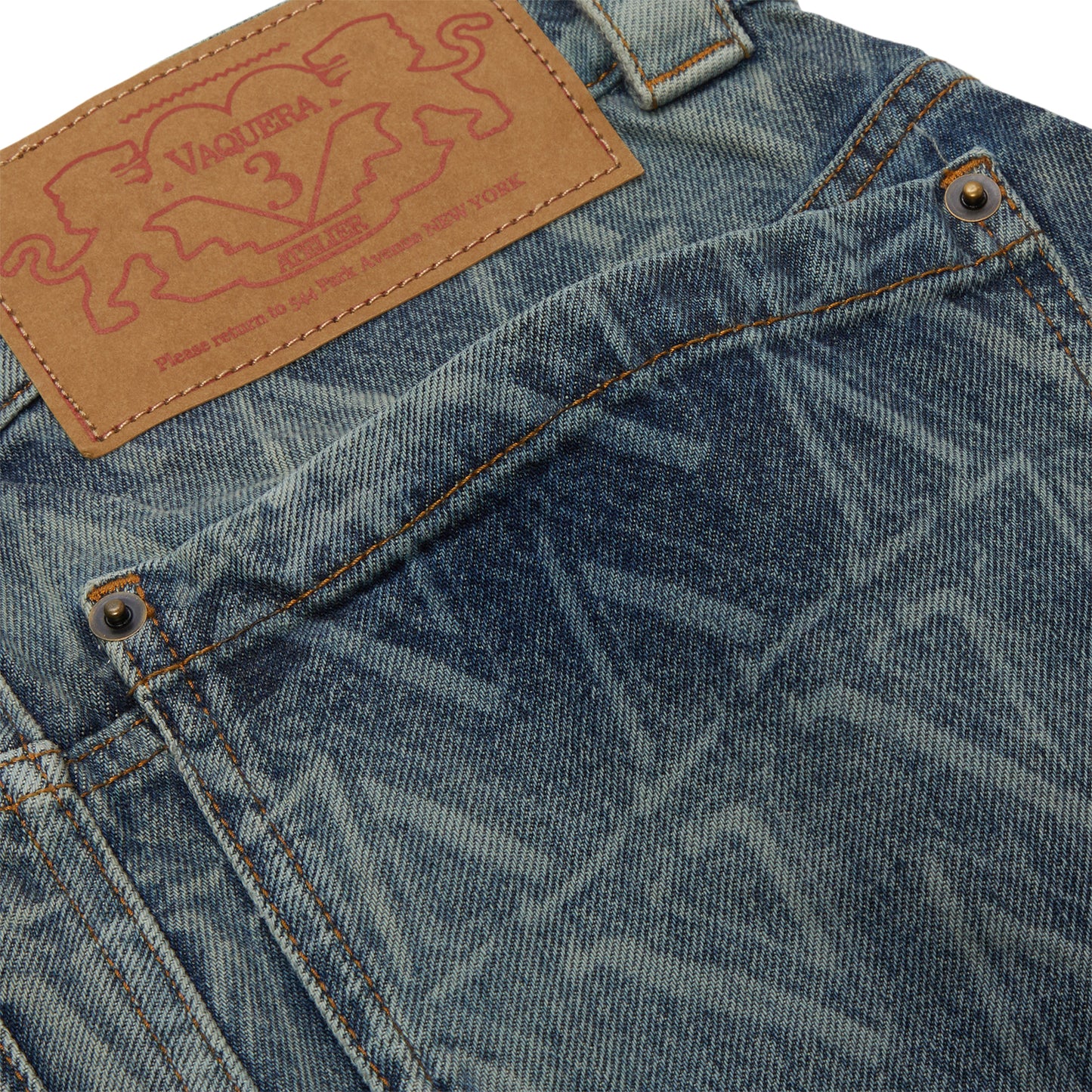 Vaquera Twisted Seam Jeans (Blue)