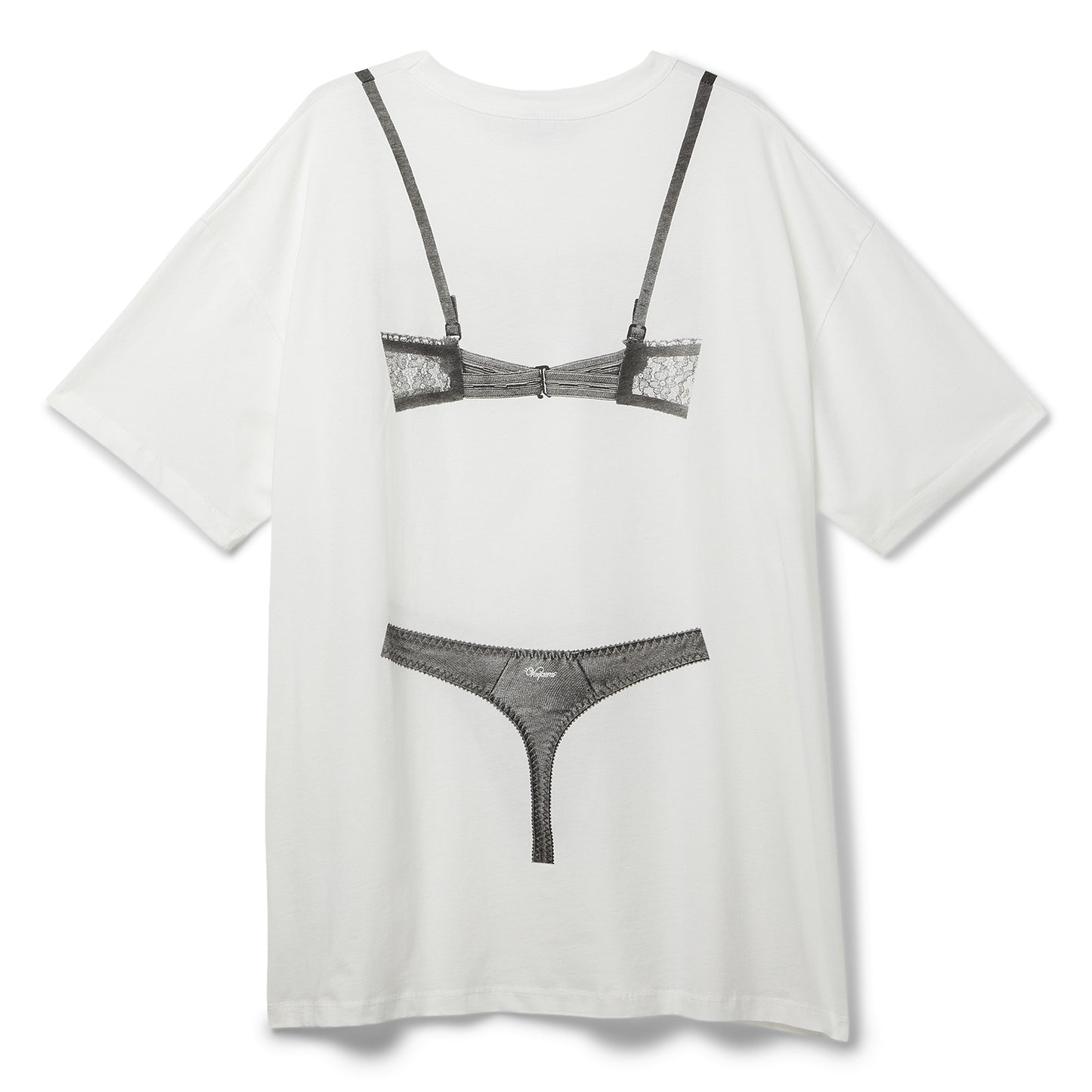 Vaquera Trompe L'Oeil Tall T-Shirt (White)