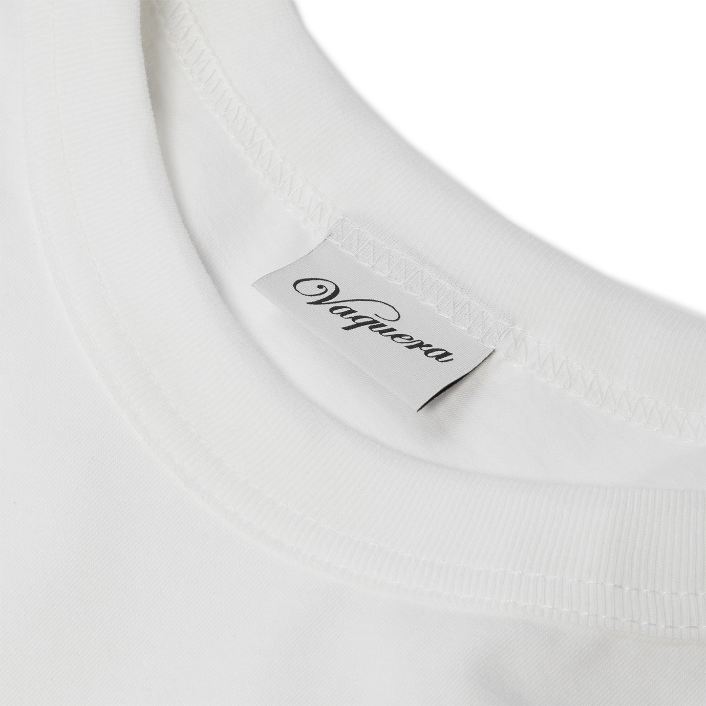 Vaquera Trompe L'Oeil Tall T-Shirt (White)