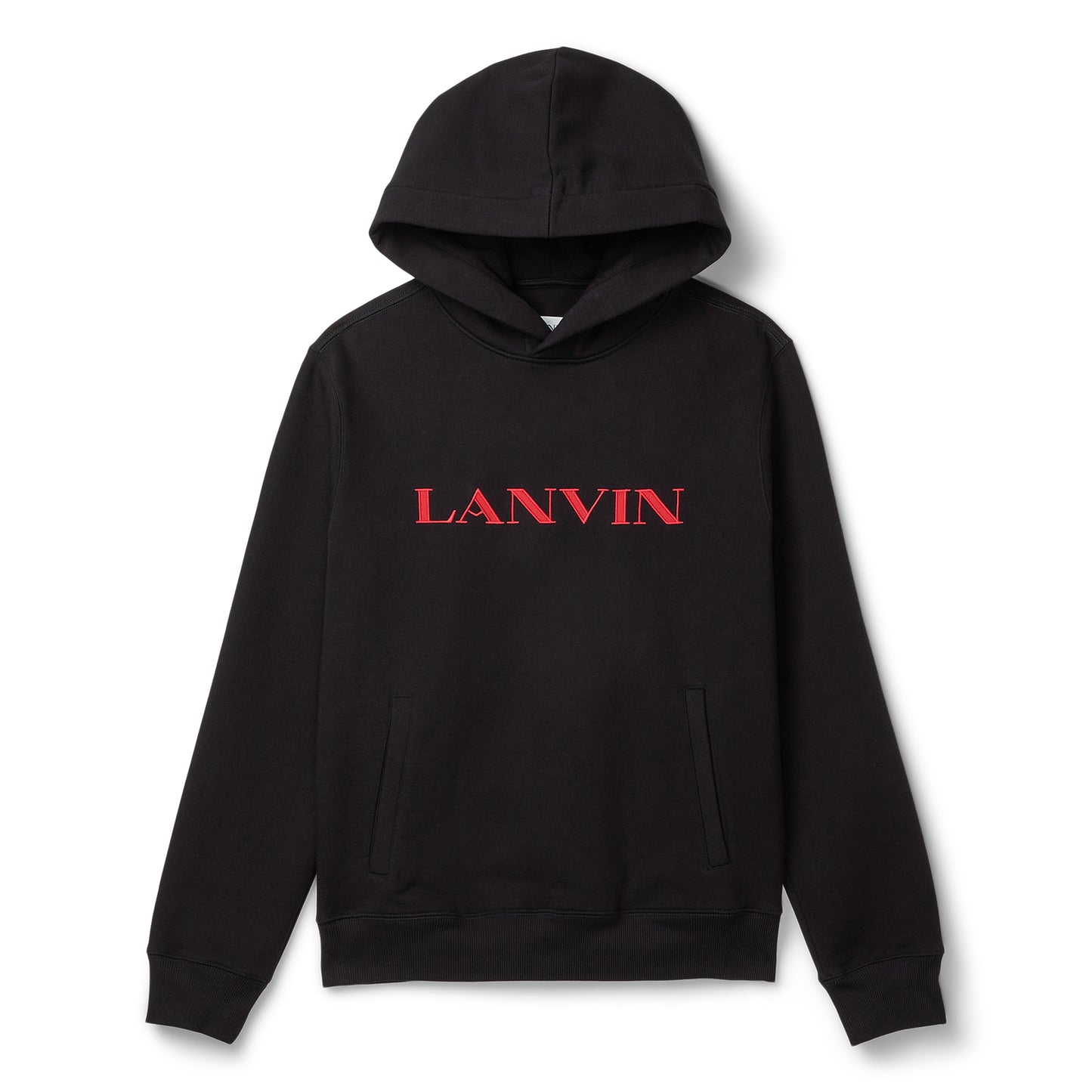 Lanvin Embroidered Logo Hoodie (Black)