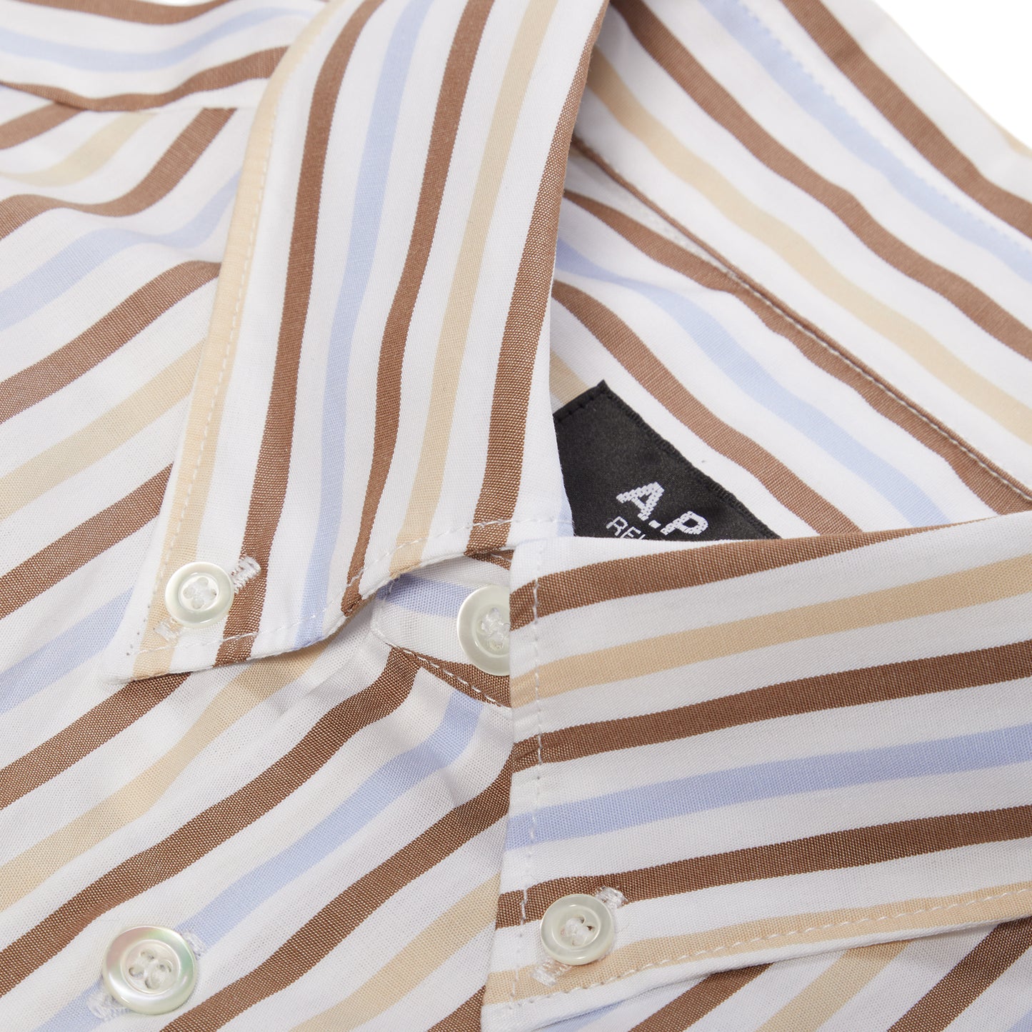 A.P.C. Chemise Mateo Logo (Vanilla)