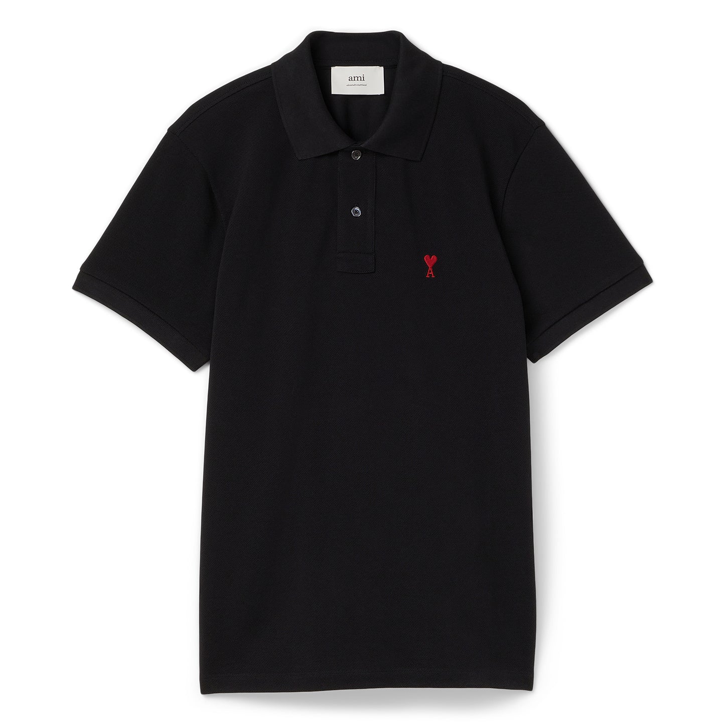 AMI ADC Polo Shirt (Black)