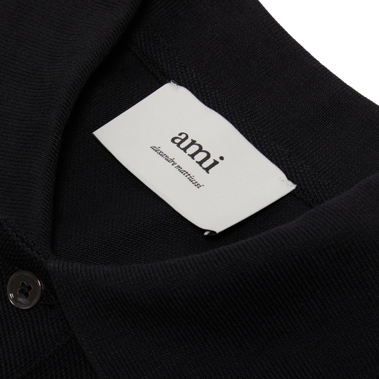 AMI ADC Polo Shirt (Black)