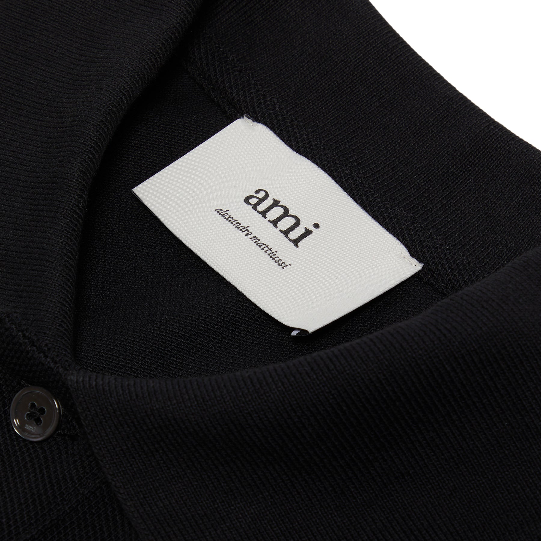 AMI ADC Polo Shirt (Black)