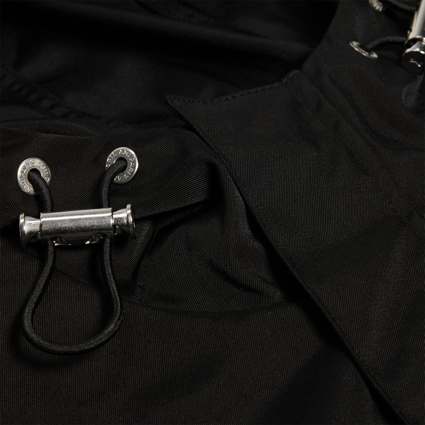 AMI Hooded Ami Windbreaker (BLACK)