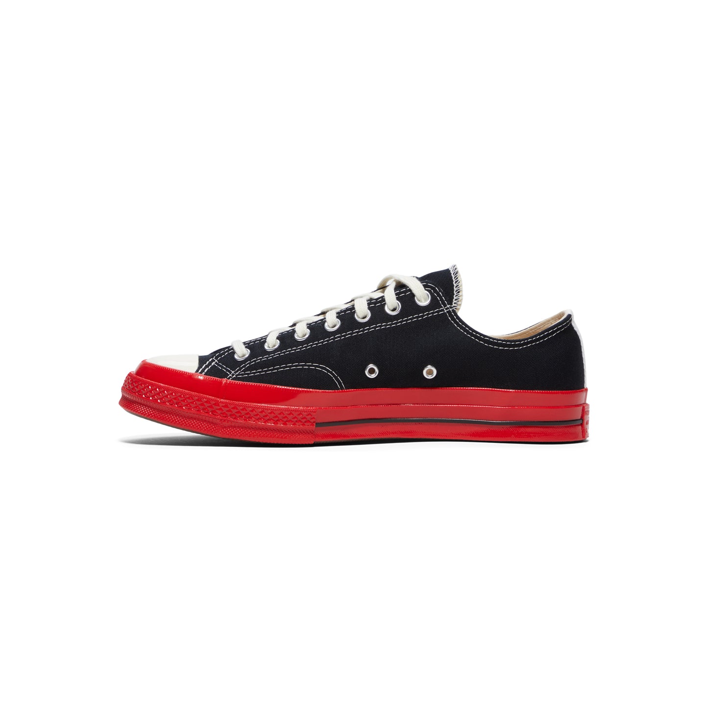 Comme Des Garcons x Converse PLAY Red Sole Low Top (Black)