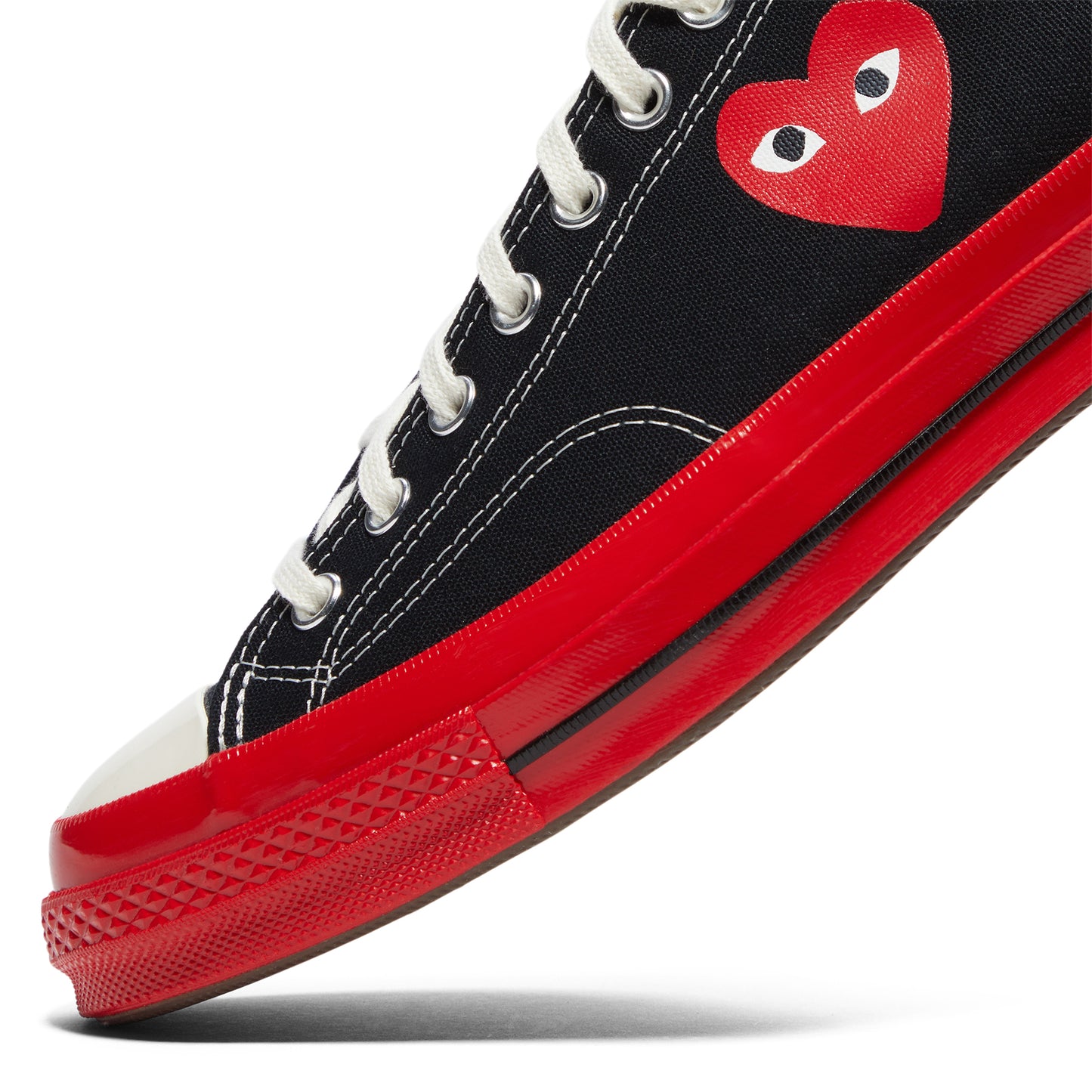 Comme Des Garcons x Converse PLAY Red Sole Low Top (Black)