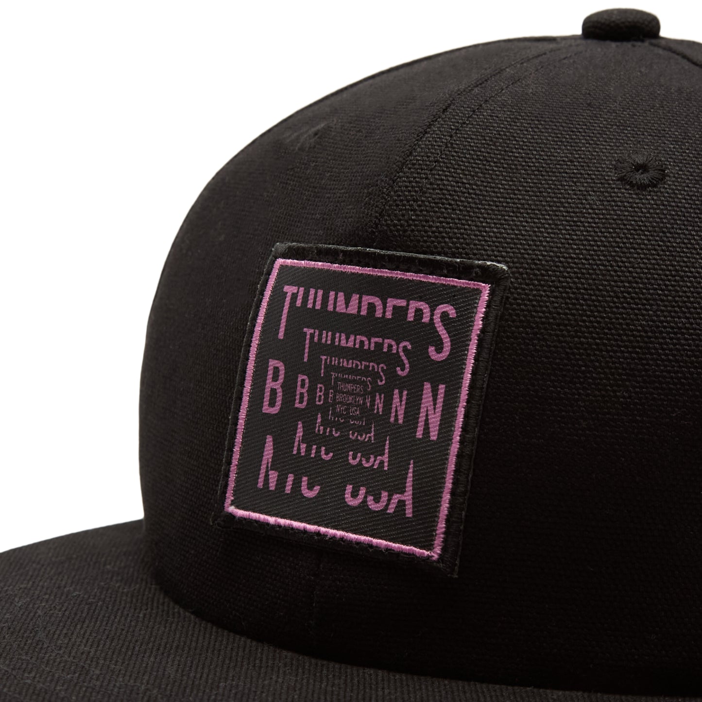 THUMPERS NYC Three Flags Logo Cap (BLACK)