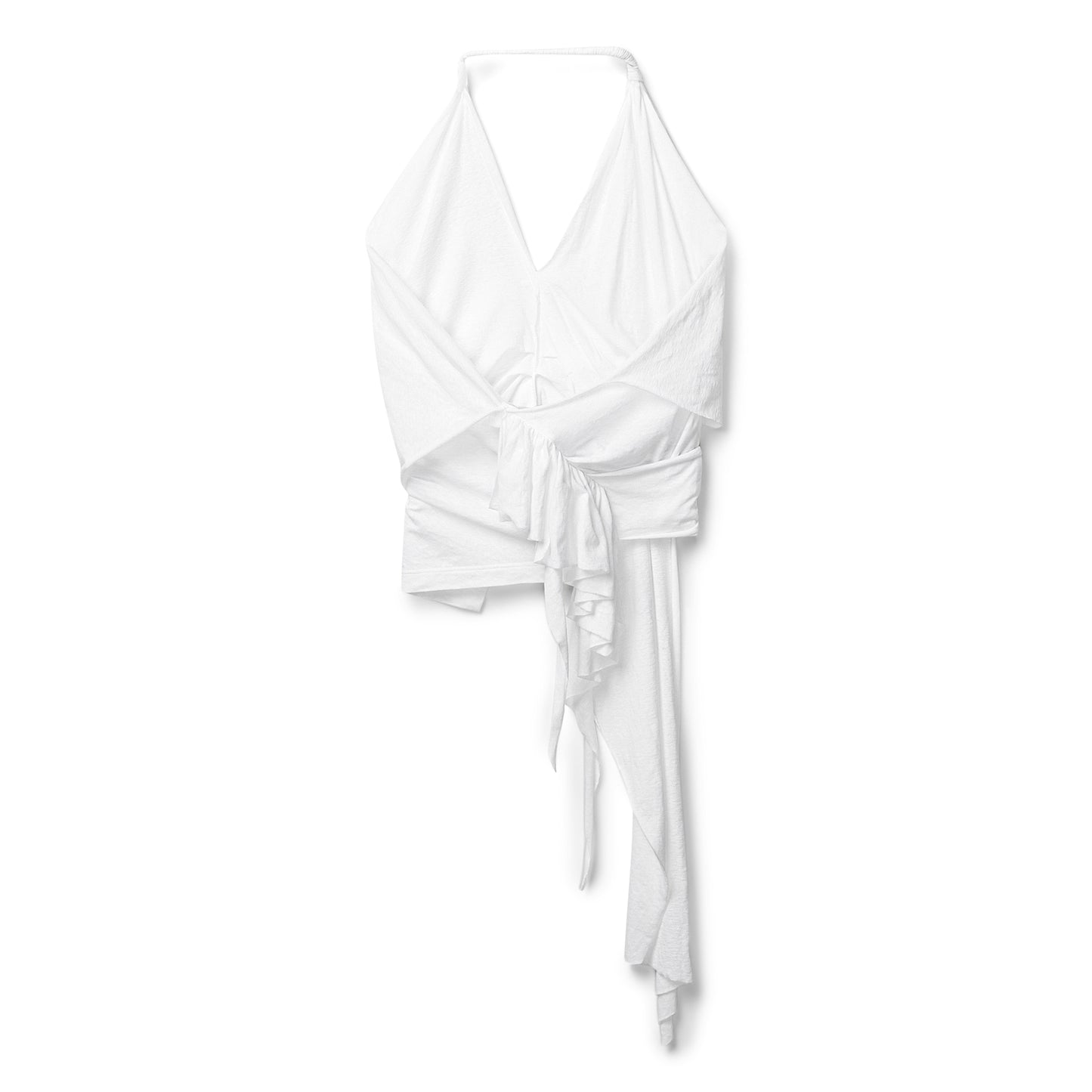 Dsquared2 Jersey Halter Top (White)