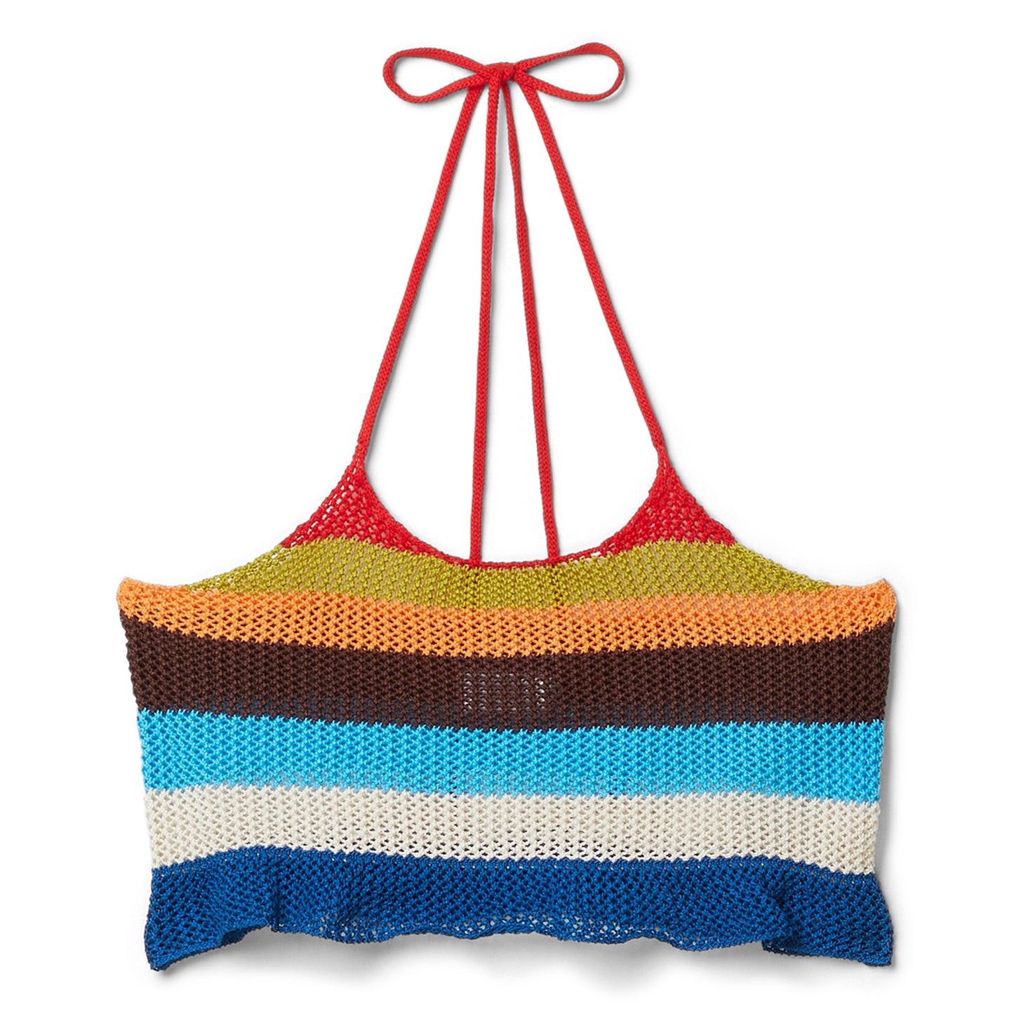Dsquared2 Knit Halter Neck Top (Multicolor Stripes)