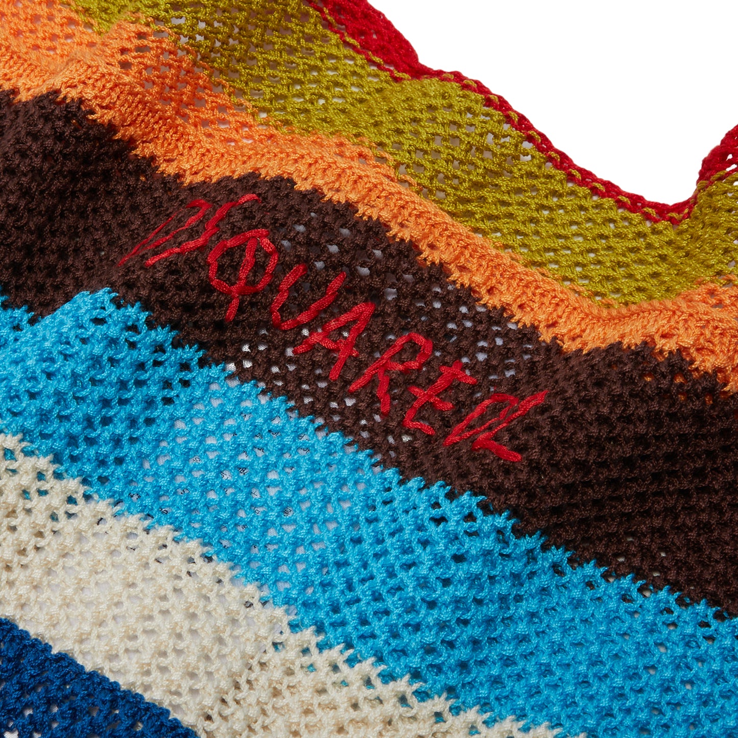 Dsquared2 Knit Halter Neck Top (Multicolor Stripes)