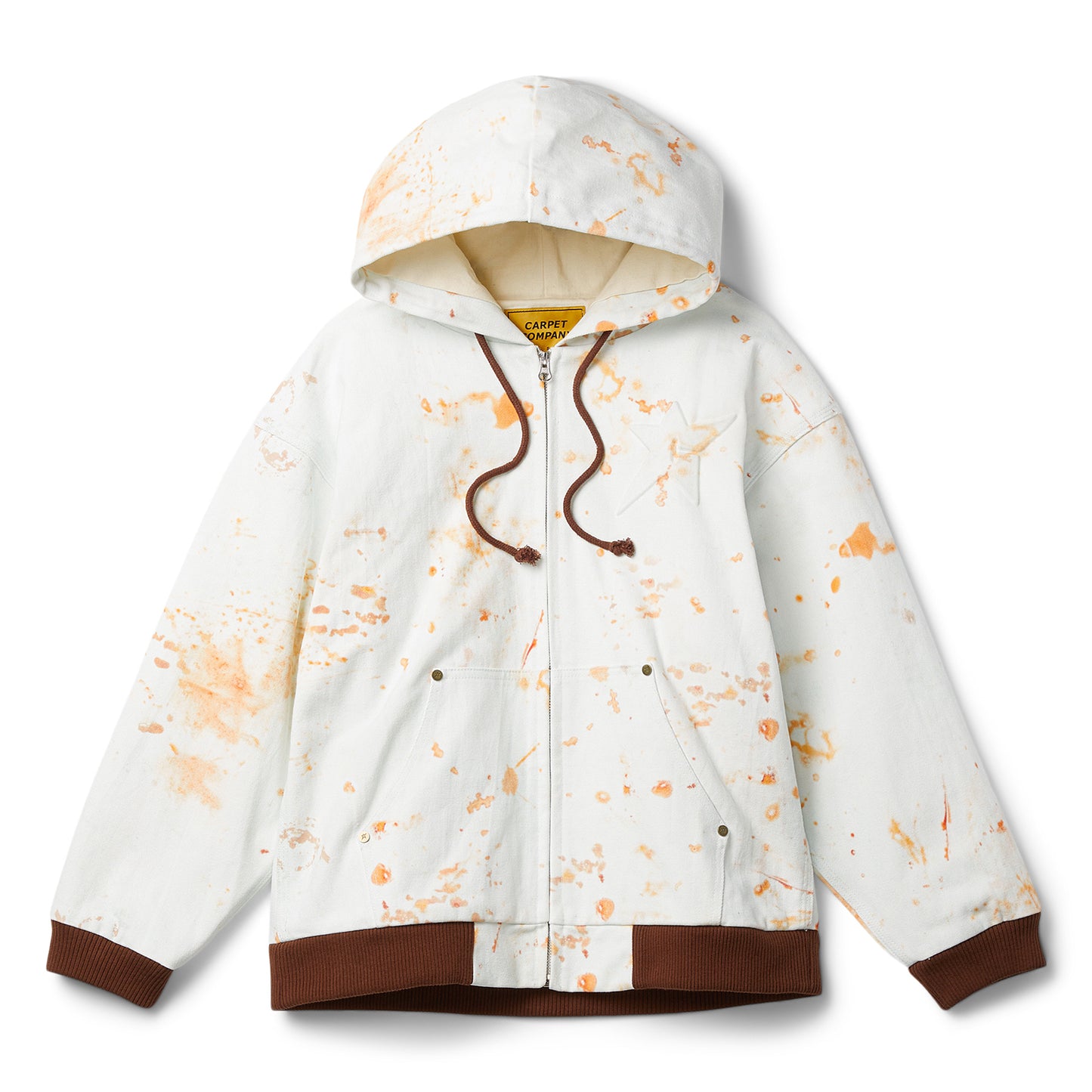 Carpet Company Rust Emboss Work Jacket (White)