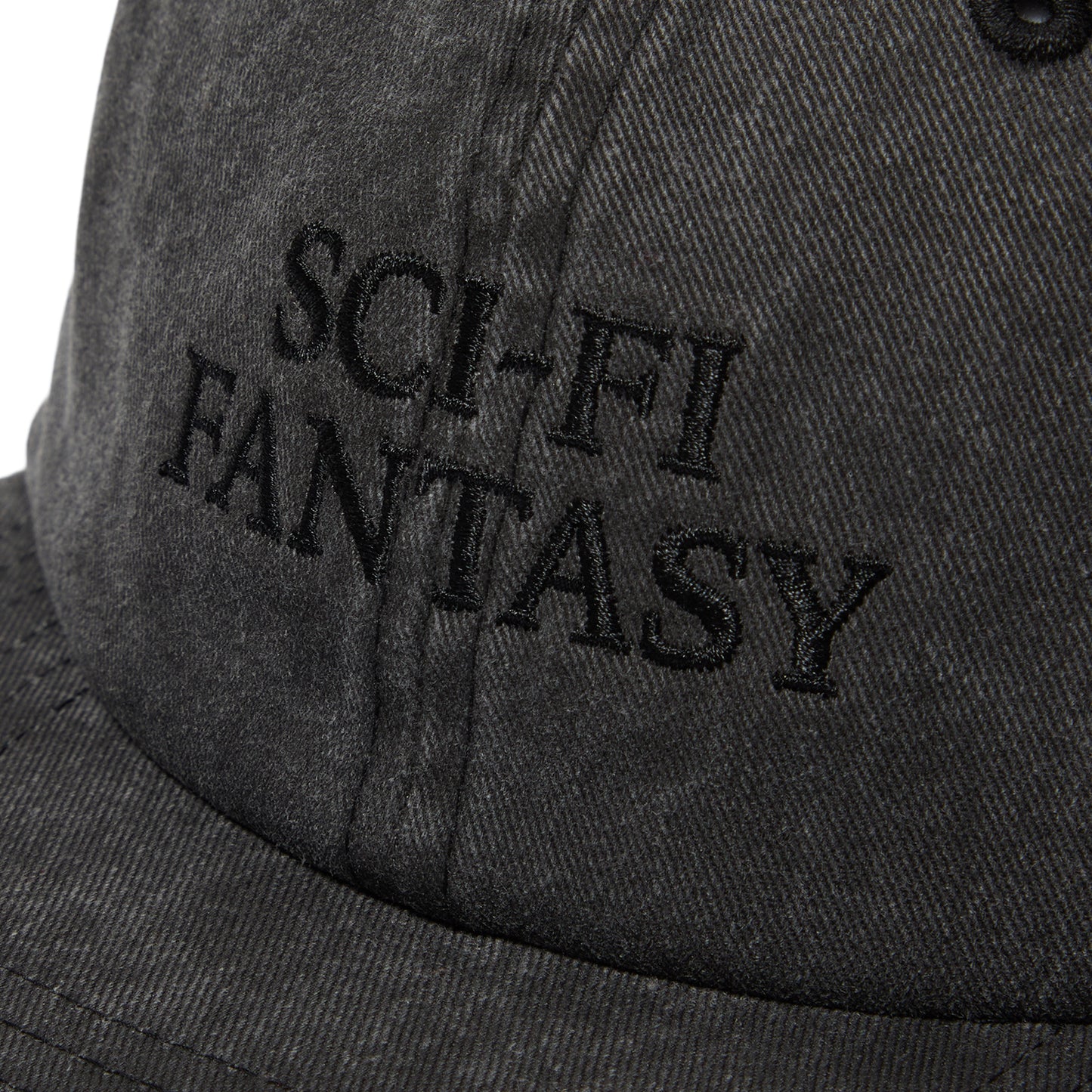 Sci-Fi Fantasy Washed Logo Hat (Black)