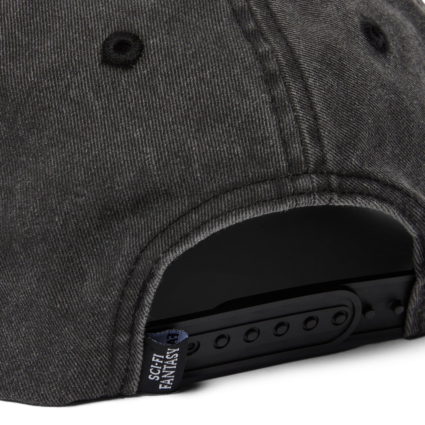 Sci-Fi Fantasy Washed Logo Hat (Black)