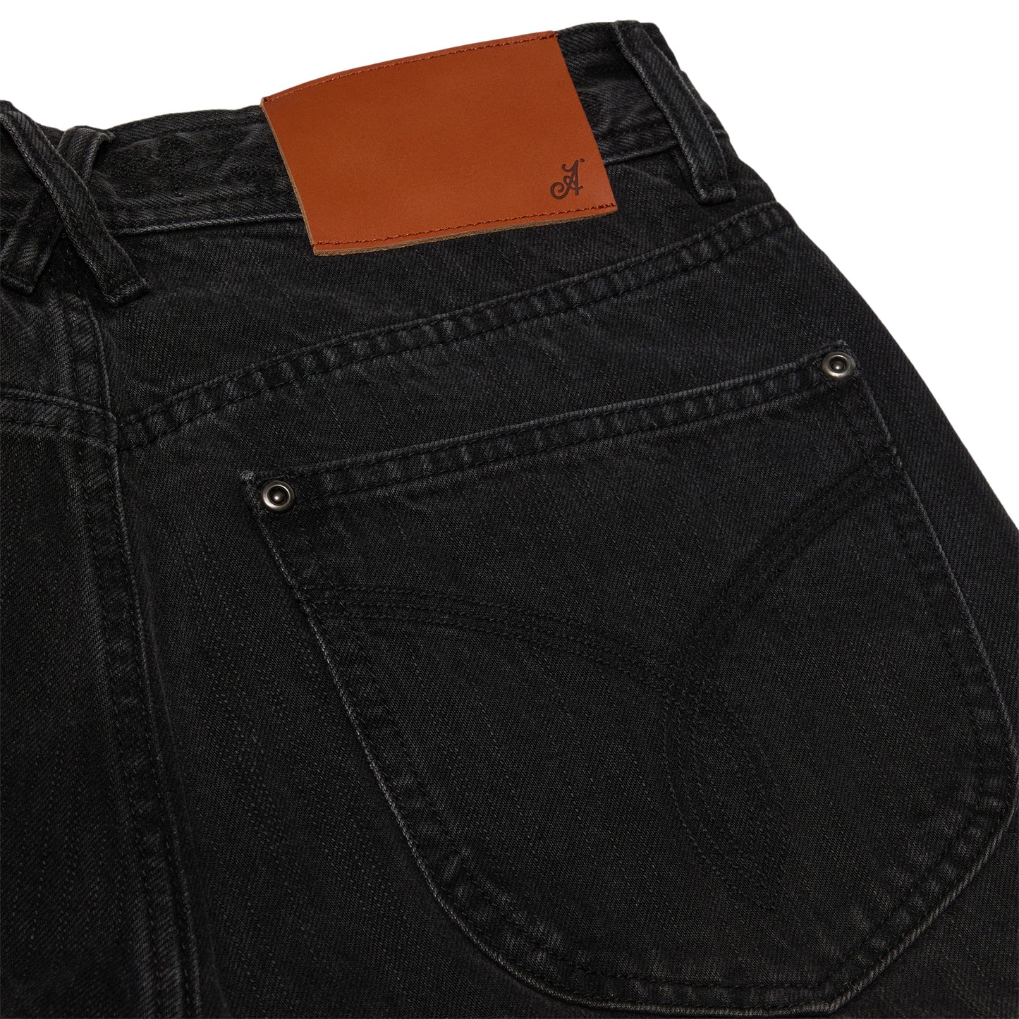 Adidem Asterisks Rivet Jeans (Black)