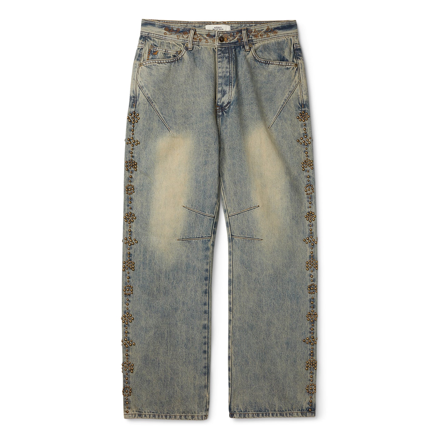 Adidem Asterisks Rivet Chainstitch Jeans (Rust Wash)