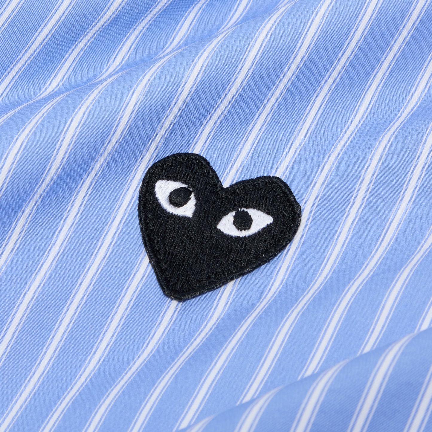 Comme Des Garcons PLAY Short Sleeve Shirt (Blue)