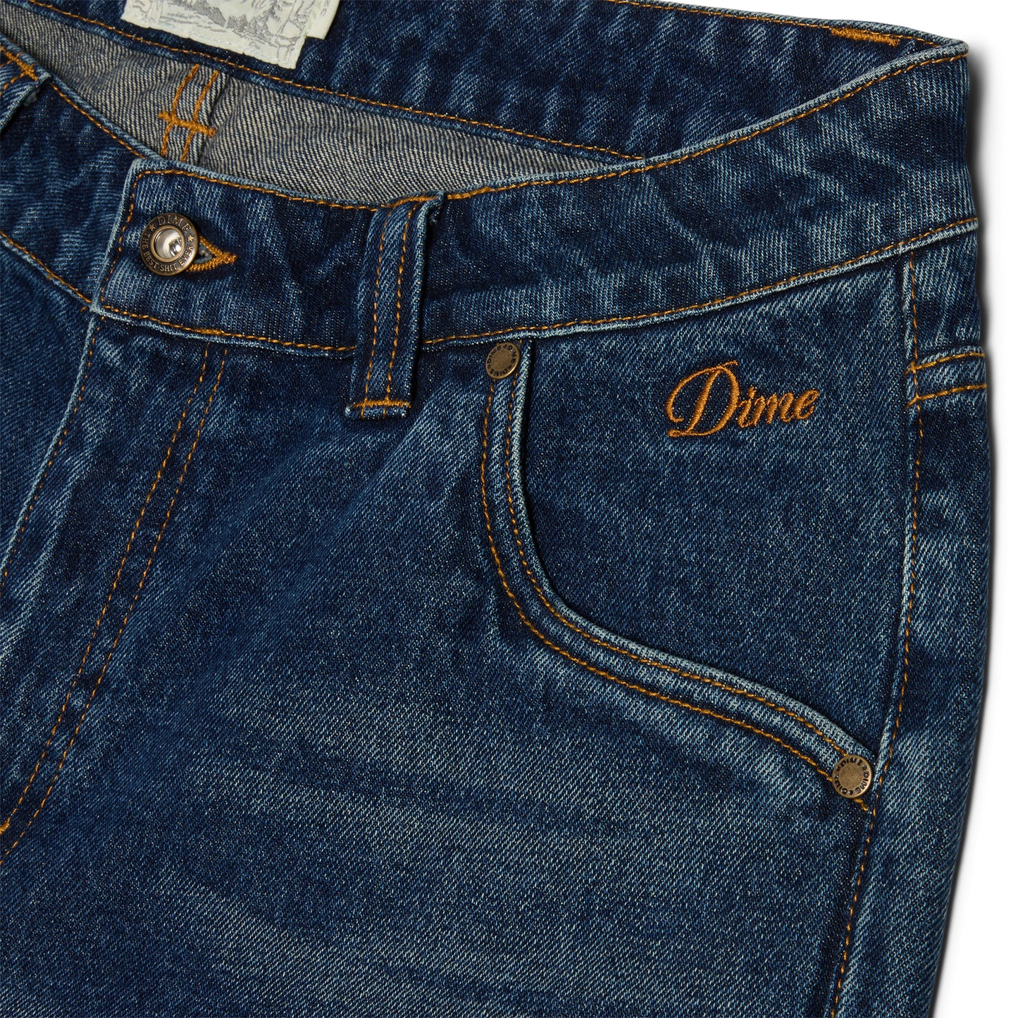 Dime Classic Relaxed Denim Pants (Faded Indigo)