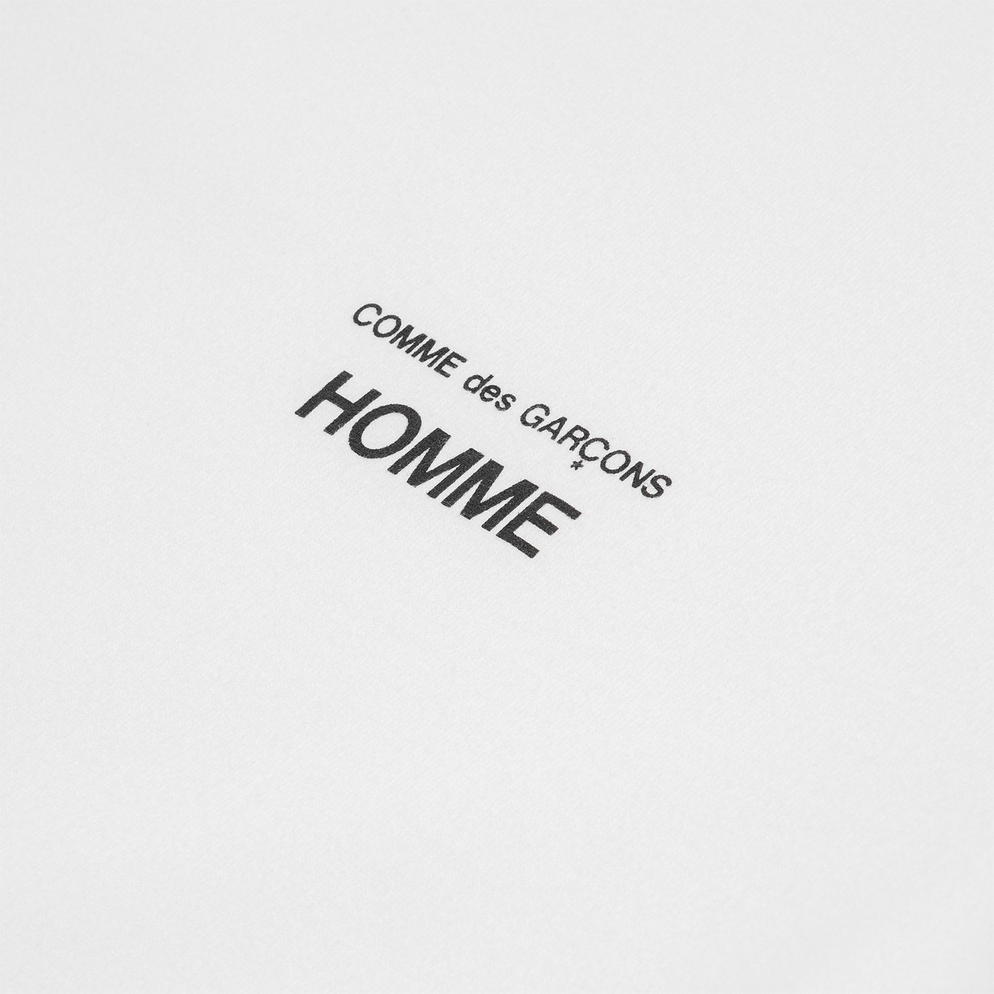 Comme des Garcons Homme Logo T-Shirt (White)