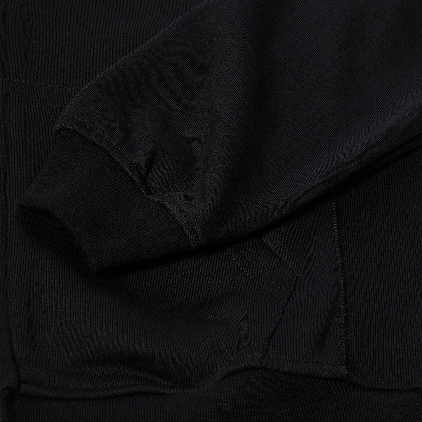 Carpet Company Fake Zip Up Hoodie (Black)