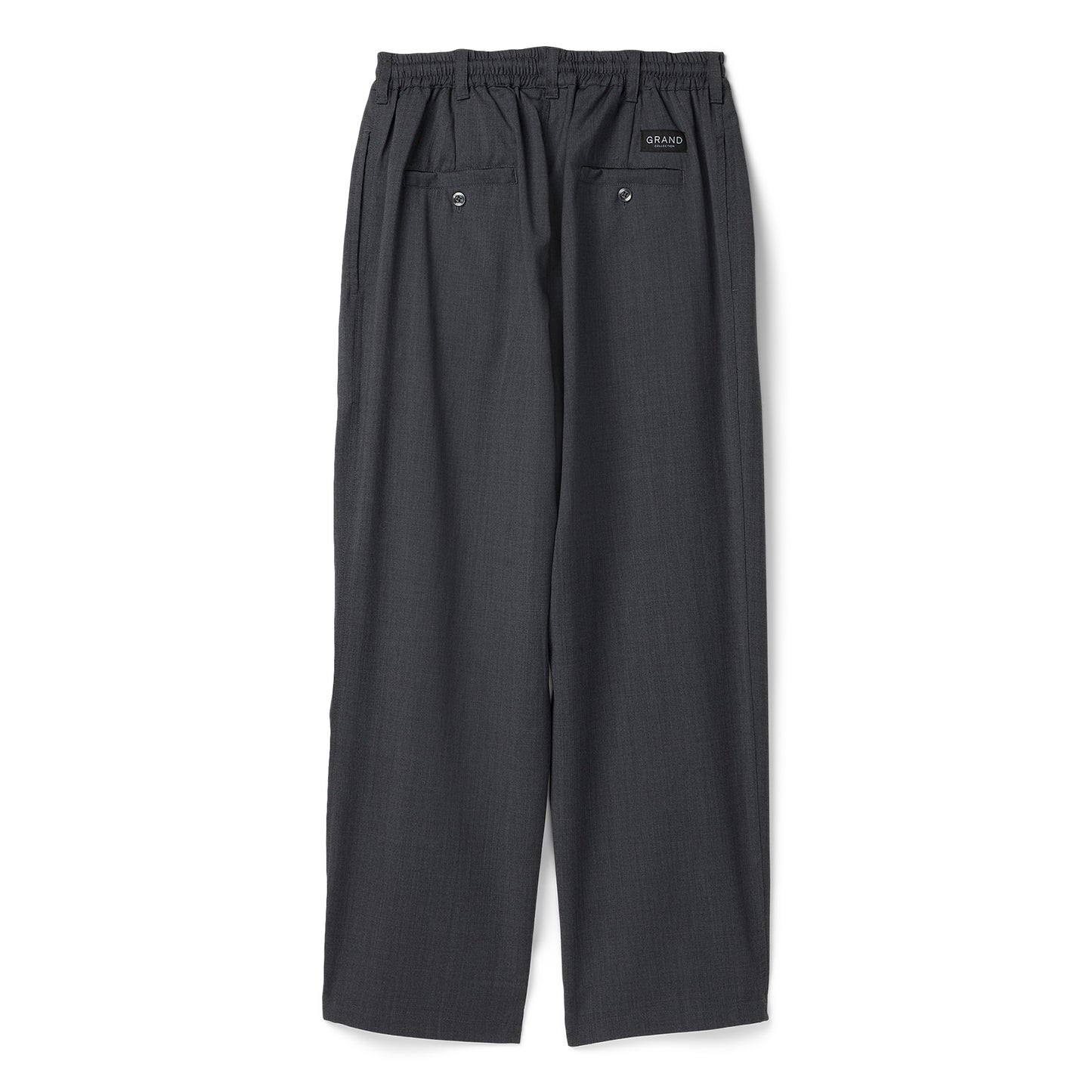 Grand Collection Wool Pant (Charcoal)
