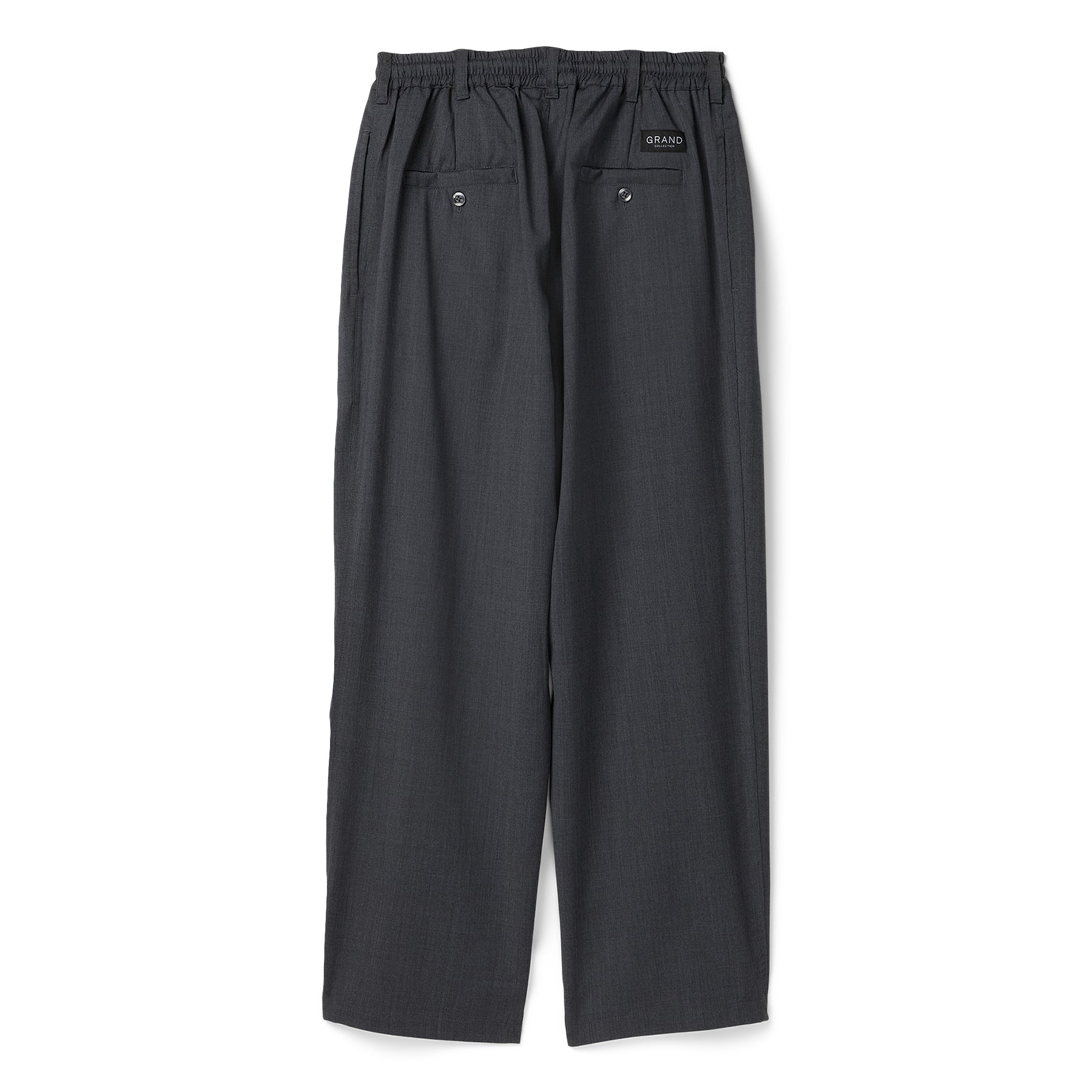 Grand Collection Wool Pant (Charcoal)