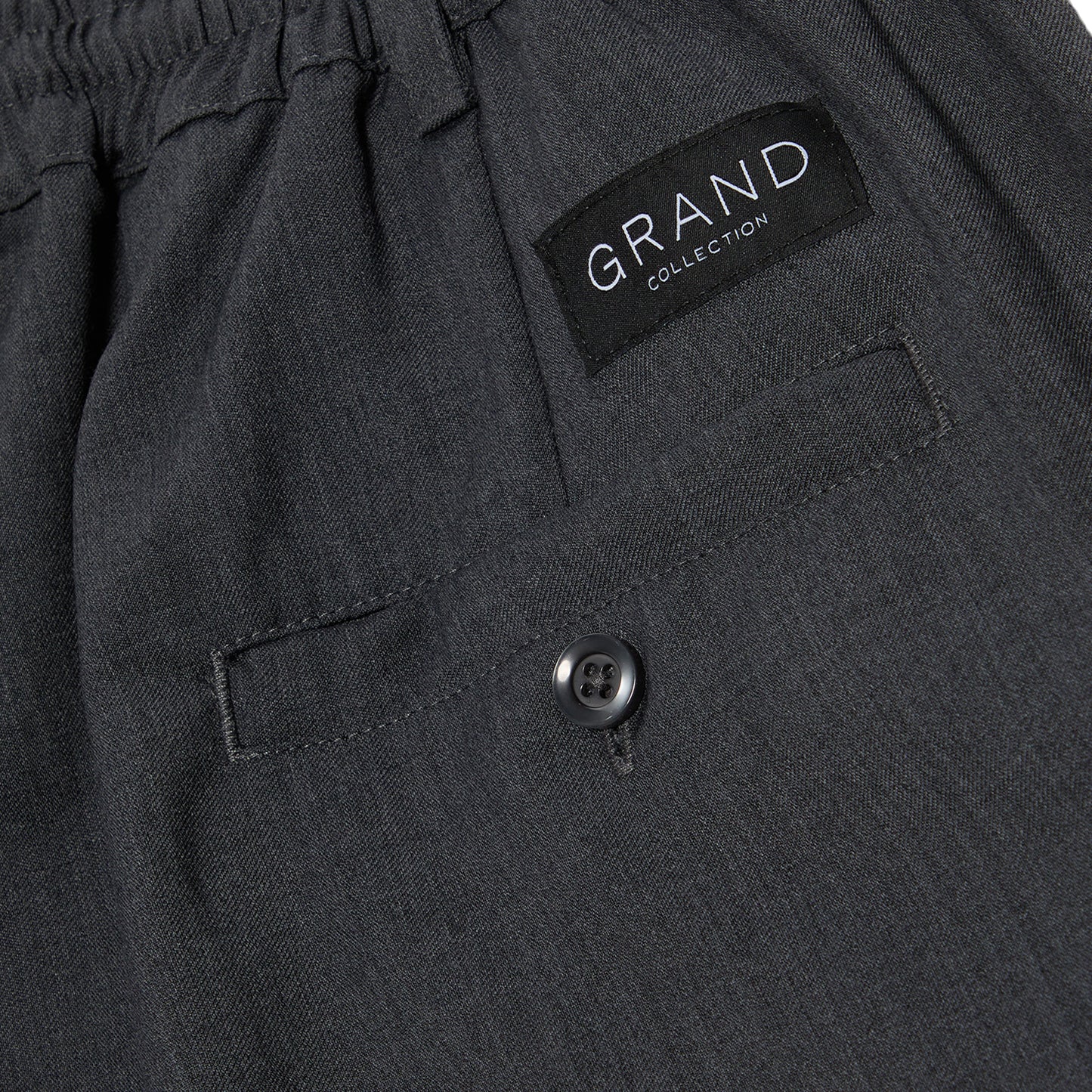 Grand Collection Wool Pant (Charcoal)