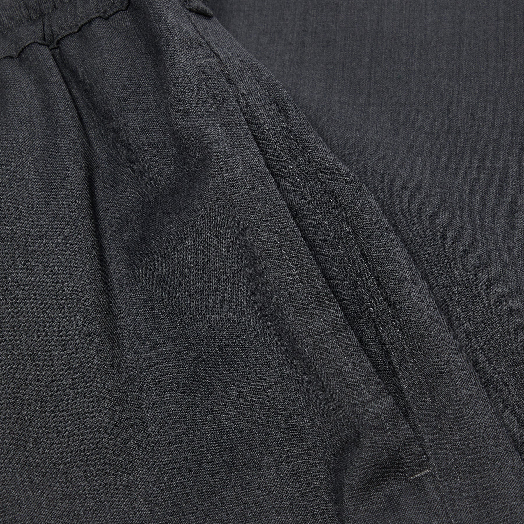 Grand Collection Wool Pant (Charcoal)