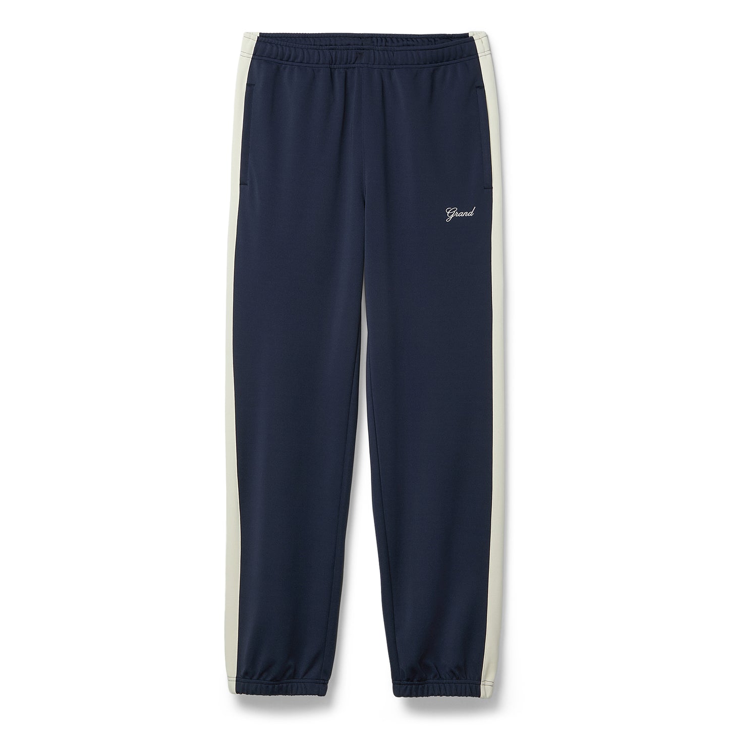 Grand Collection Tricot Track Pant (Navy/Off White)