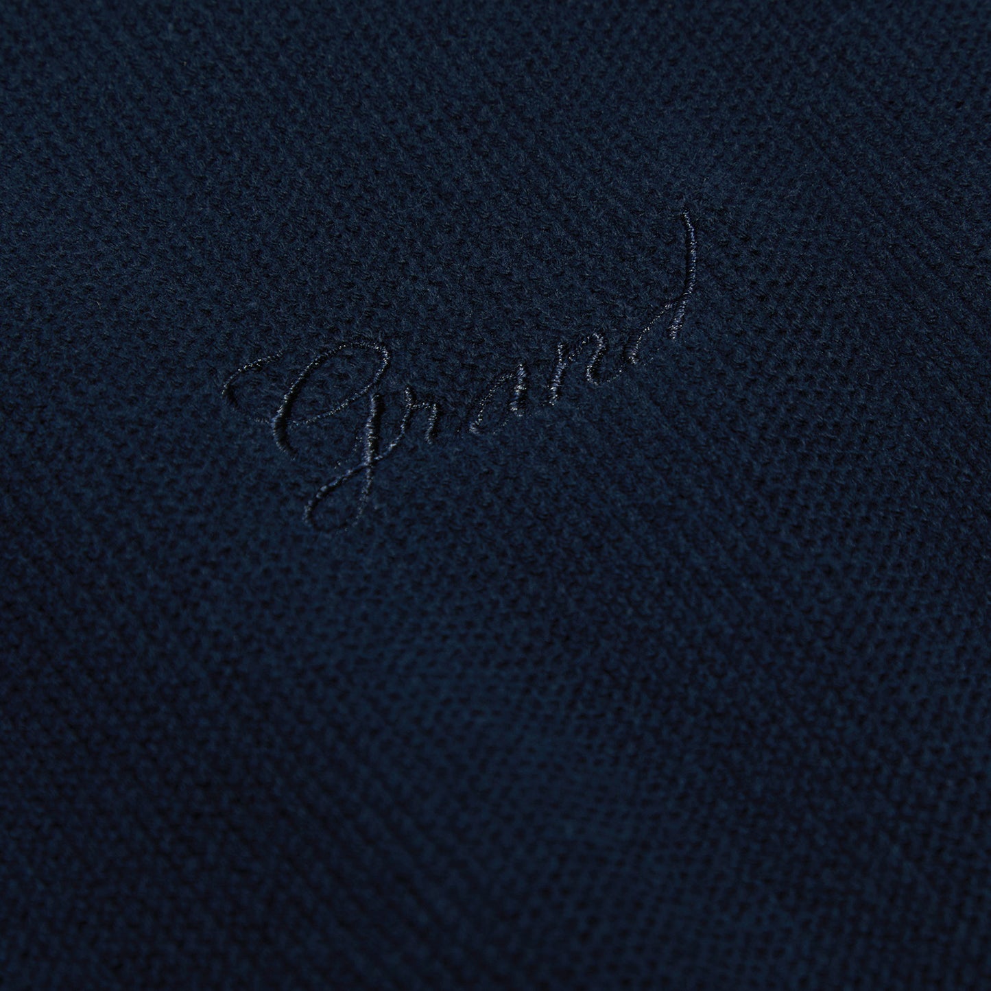 Grand Collection Knit Quarter Zip Sweater (Midnight Navy)