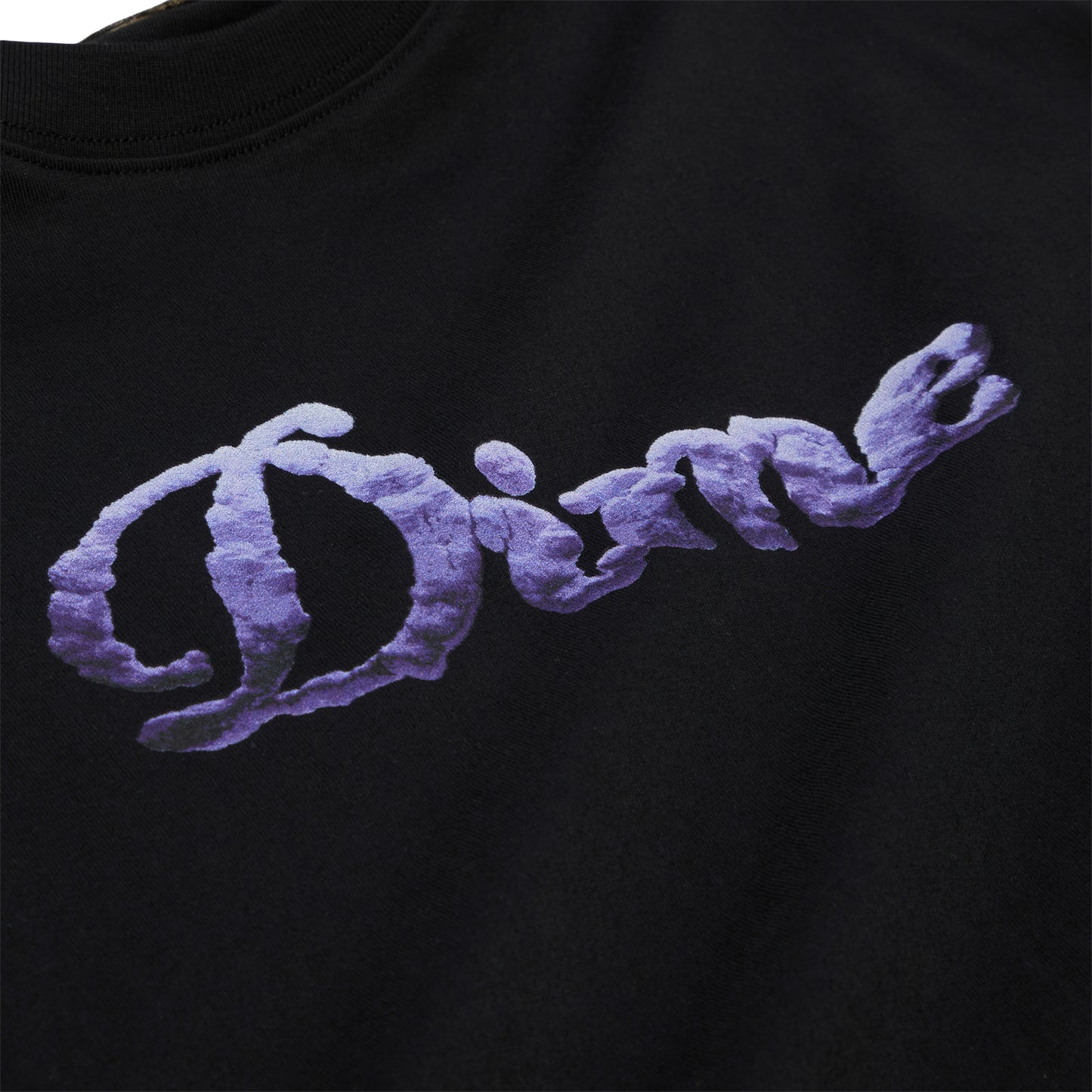Dime Cursive Cloud T-Shirt (Black)