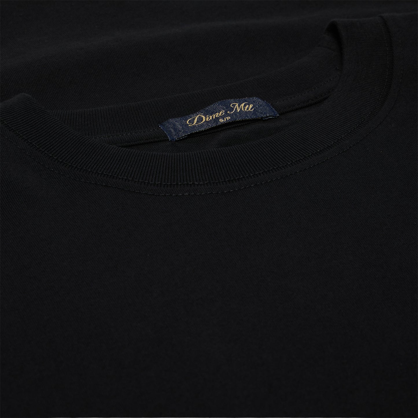 Dime Cursive Small Logo T-Shirt (Black)