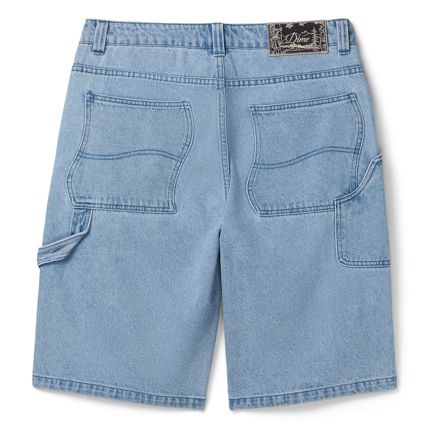 Dime Classic Denim Shorts (Blue Washed)
