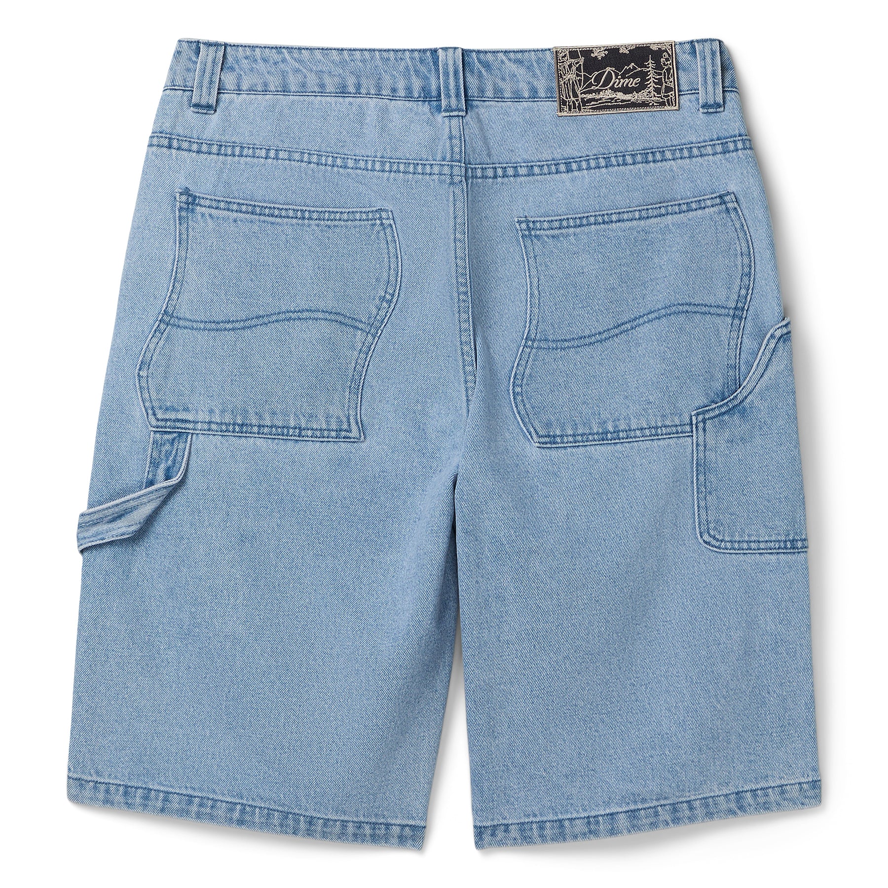 Dime Classic Denim Shorts (Blue Washed)