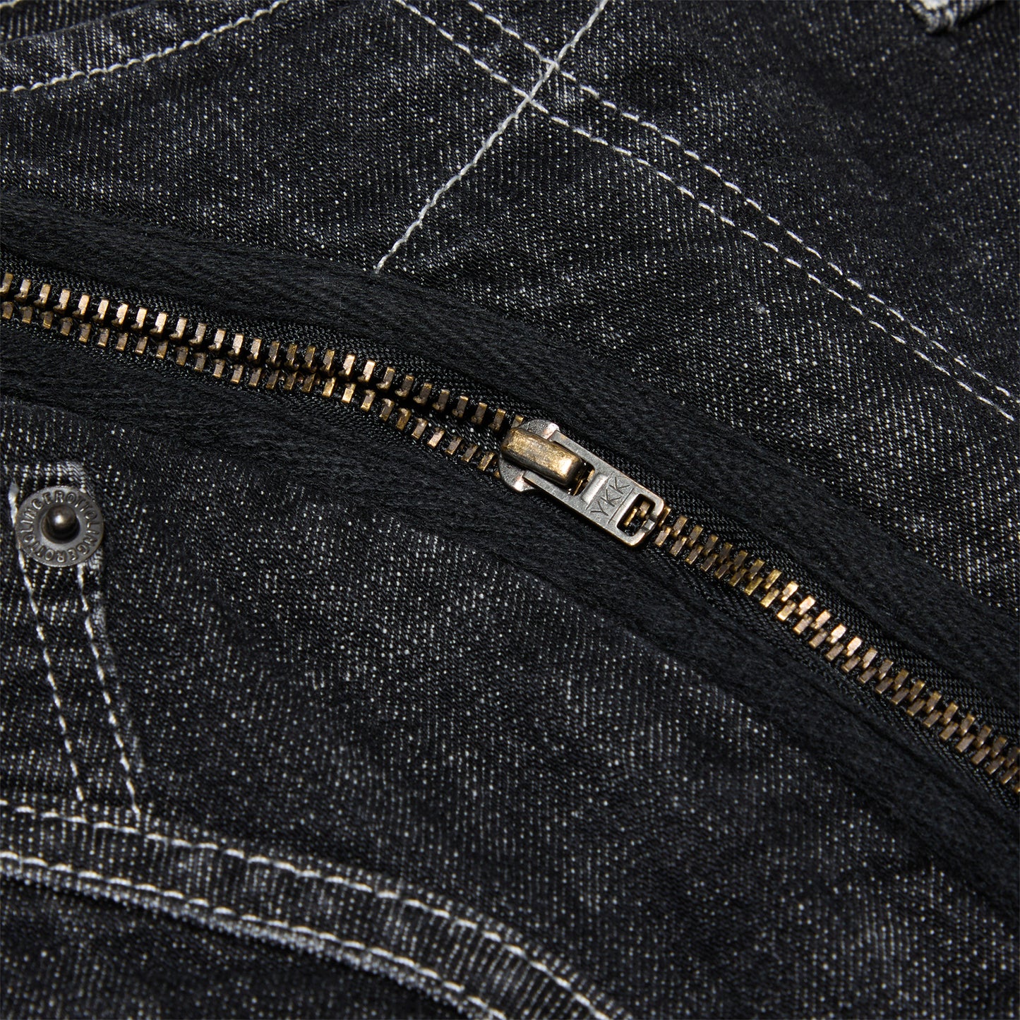 Ottolinger Open Back Jeans Hotpants (Black wash)