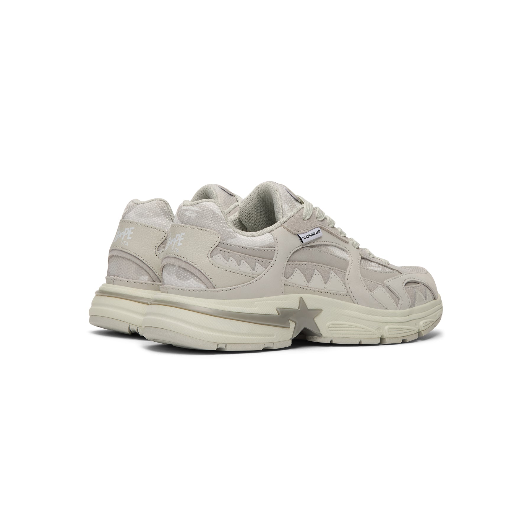 A Bathing Ape BAPE Shark STA #1 M2 (White)