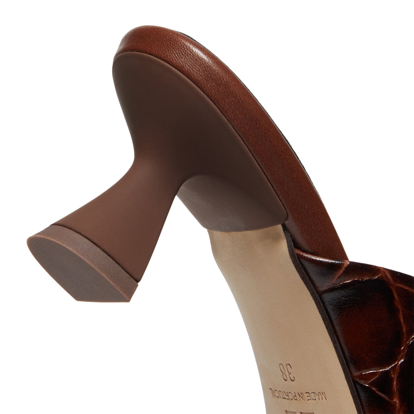 Miista Talita Brown Coco Mule Sandals (Brown)