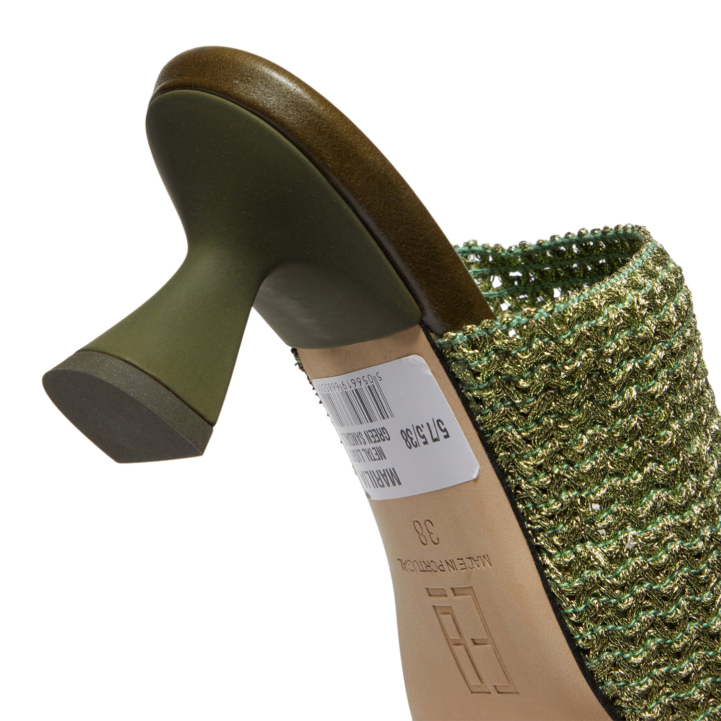 Miista Marilia Metal Sandals (Green)